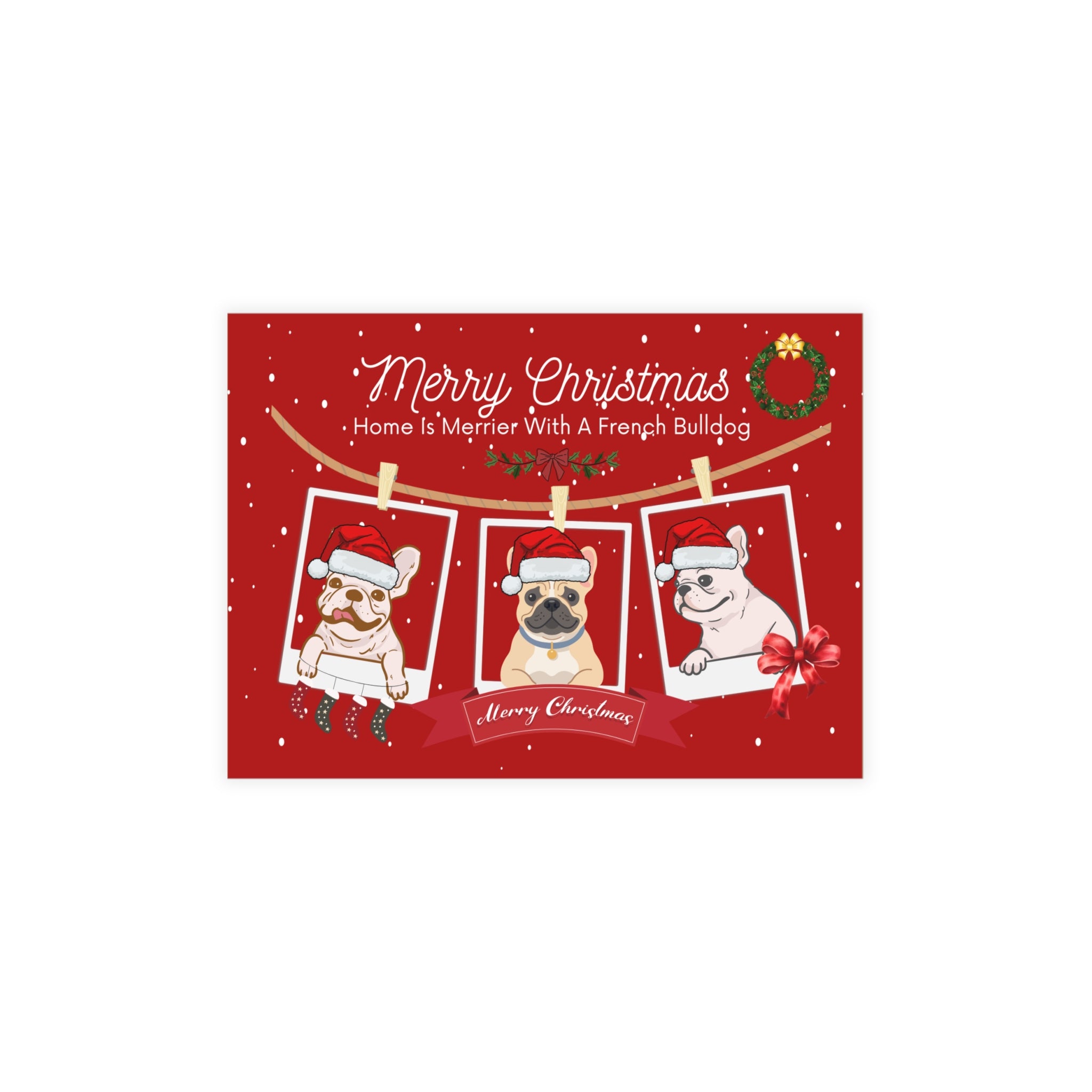Christmas Card | Cute Holiday Dog Greeting Card