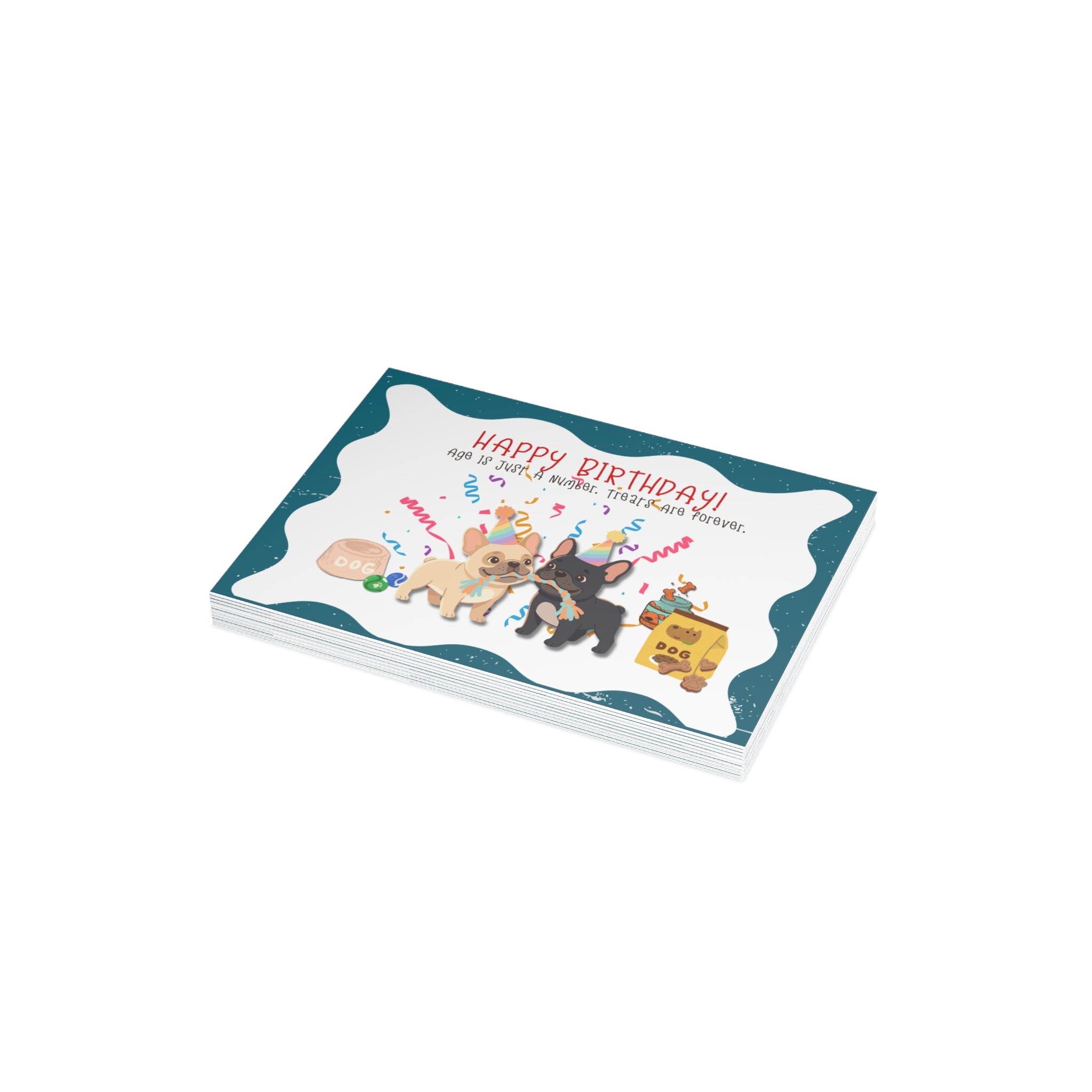 Happy Birthday Frenchie Card | Because Every Paw-ty Needs a Frenchie!