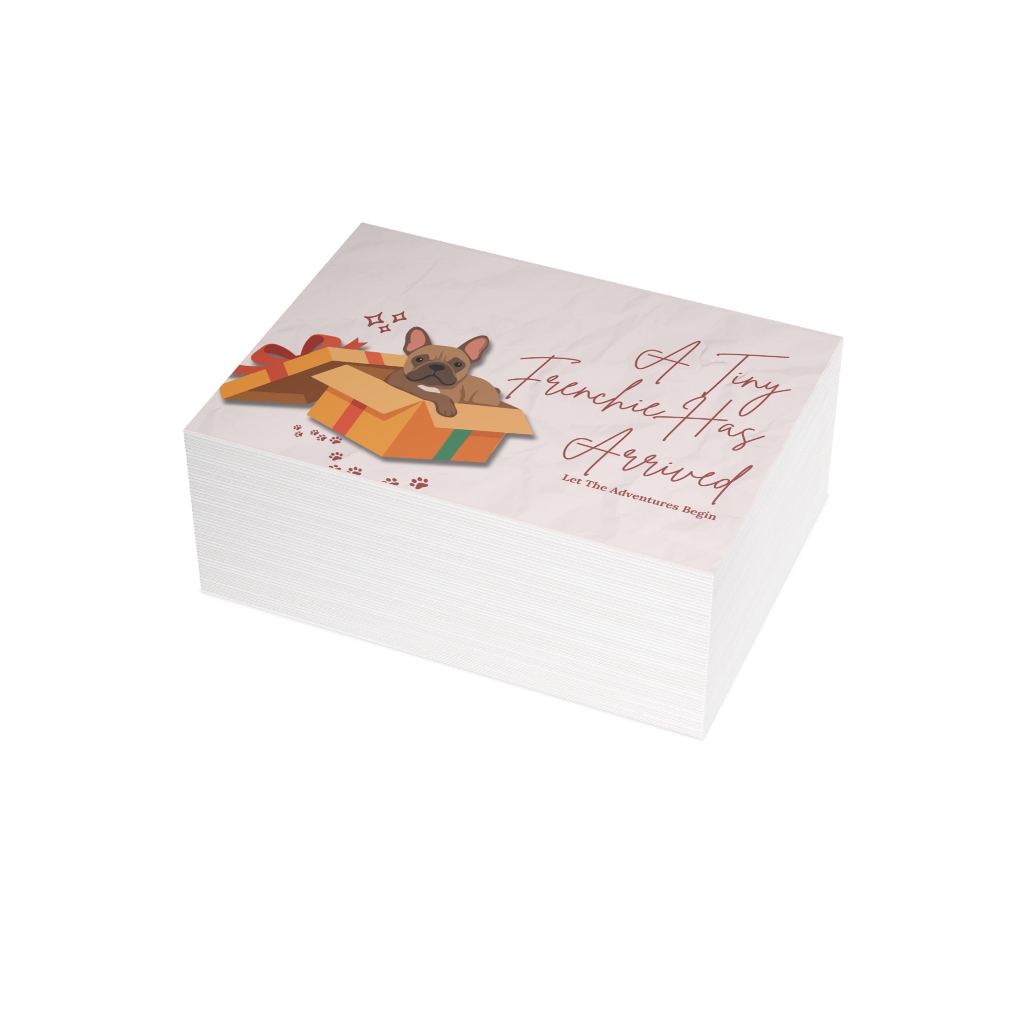 New Puppy Card | Welcome Your Little Frenchie Bundle of Joy