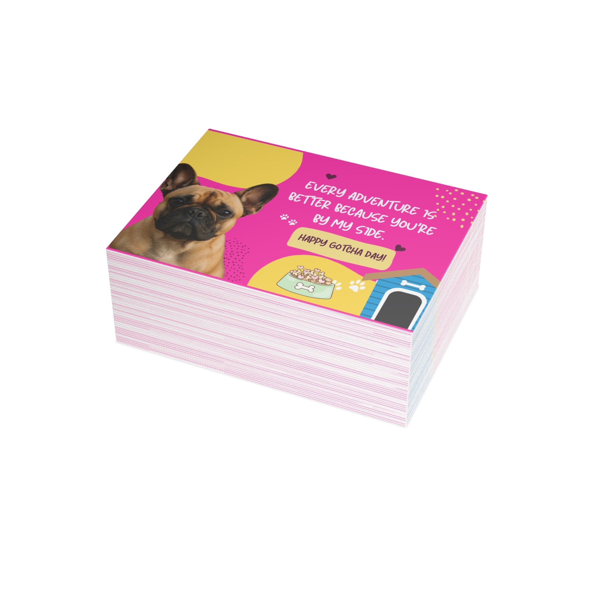 Adoption Anniversary Card | Frenchie Gotcha Day Celebration Card