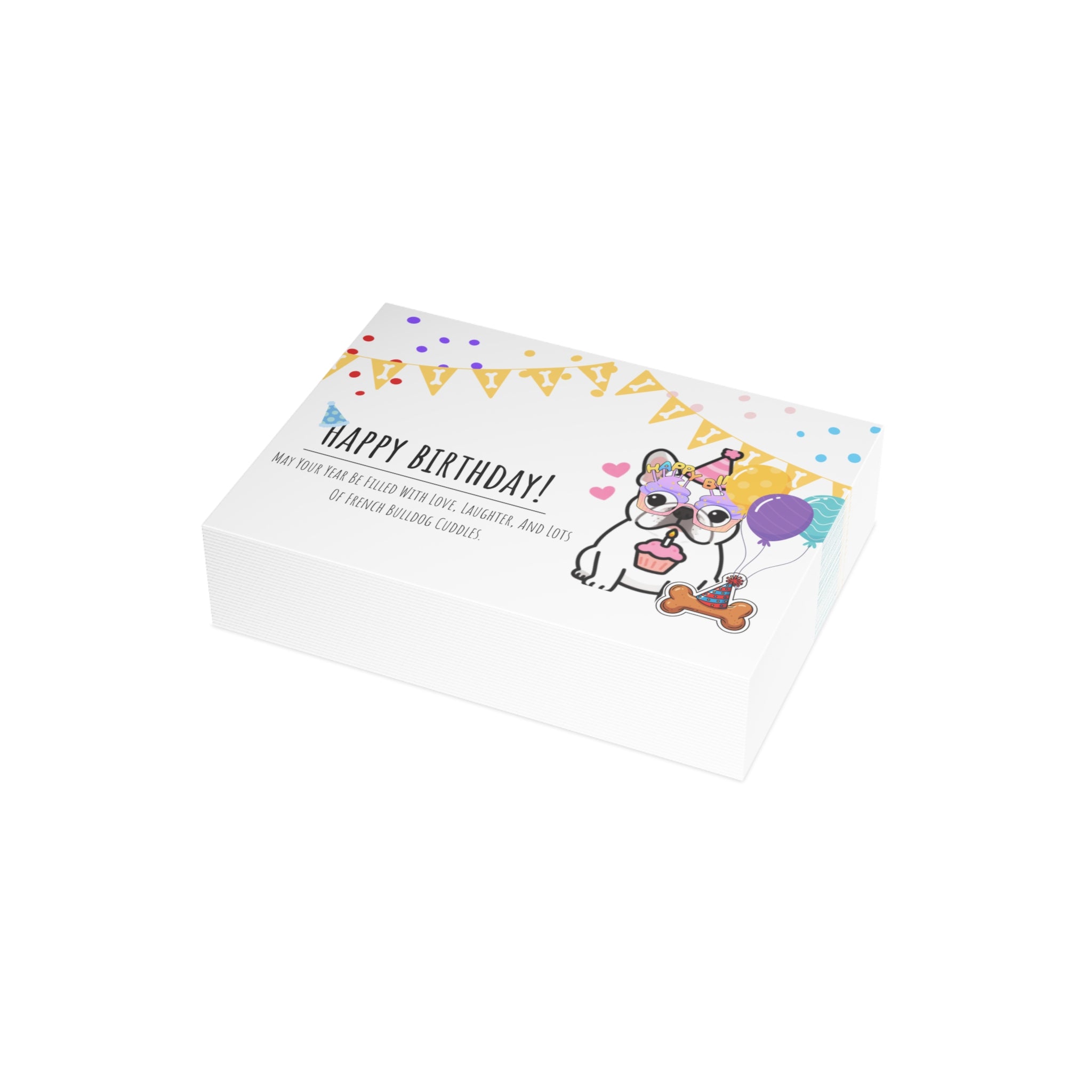 Happy Birthday Frenchie Card | Because Every Paw-ty Needs a Frenchie!
