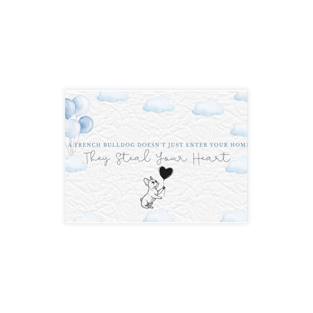 Welcome to the Frenchie Family Card | Cute French Bulldog Greeting Card