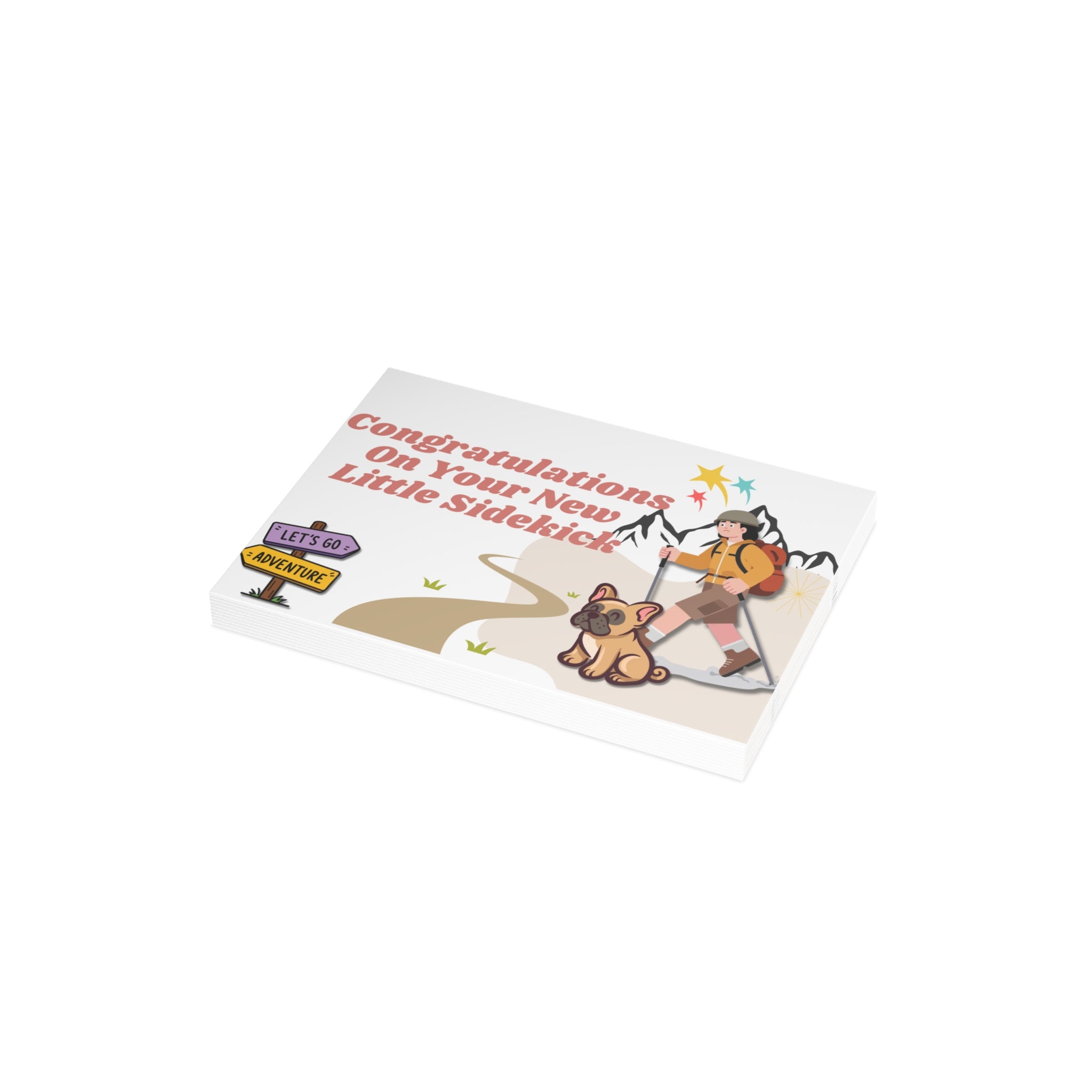 New Puppy Card | Welcome Your Little Frenchie Bundle of Joy