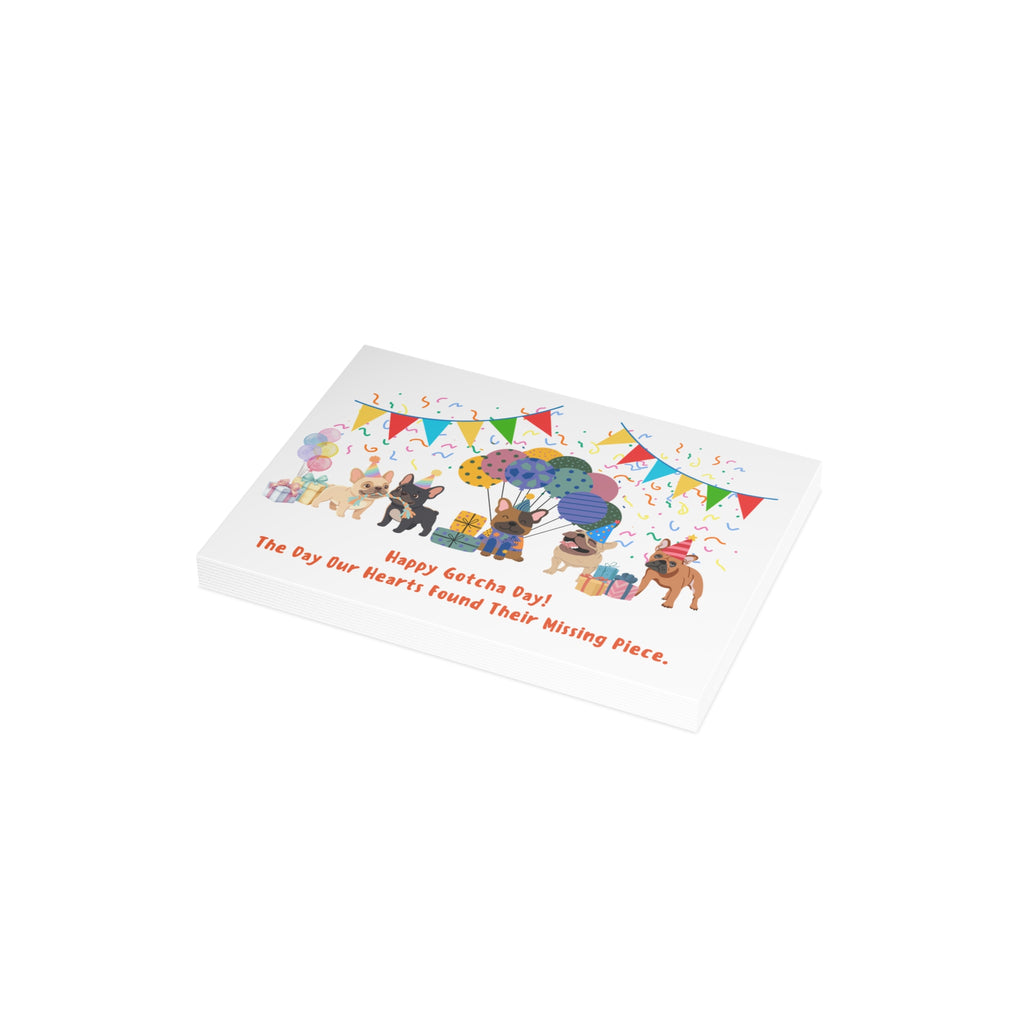 Adoption Anniversary Card | Frenchie Gotcha Day Celebration Card