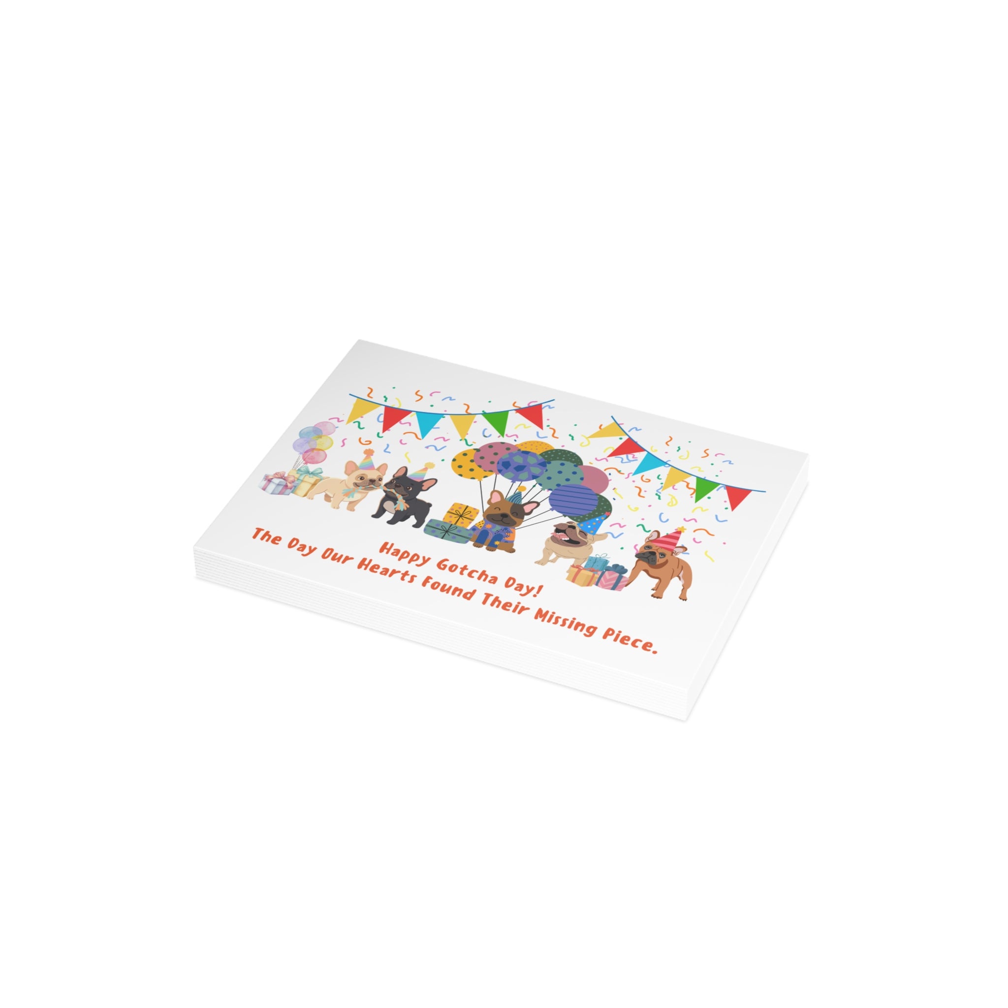 Adoption Anniversary Card | Frenchie Gotcha Day Celebration Card