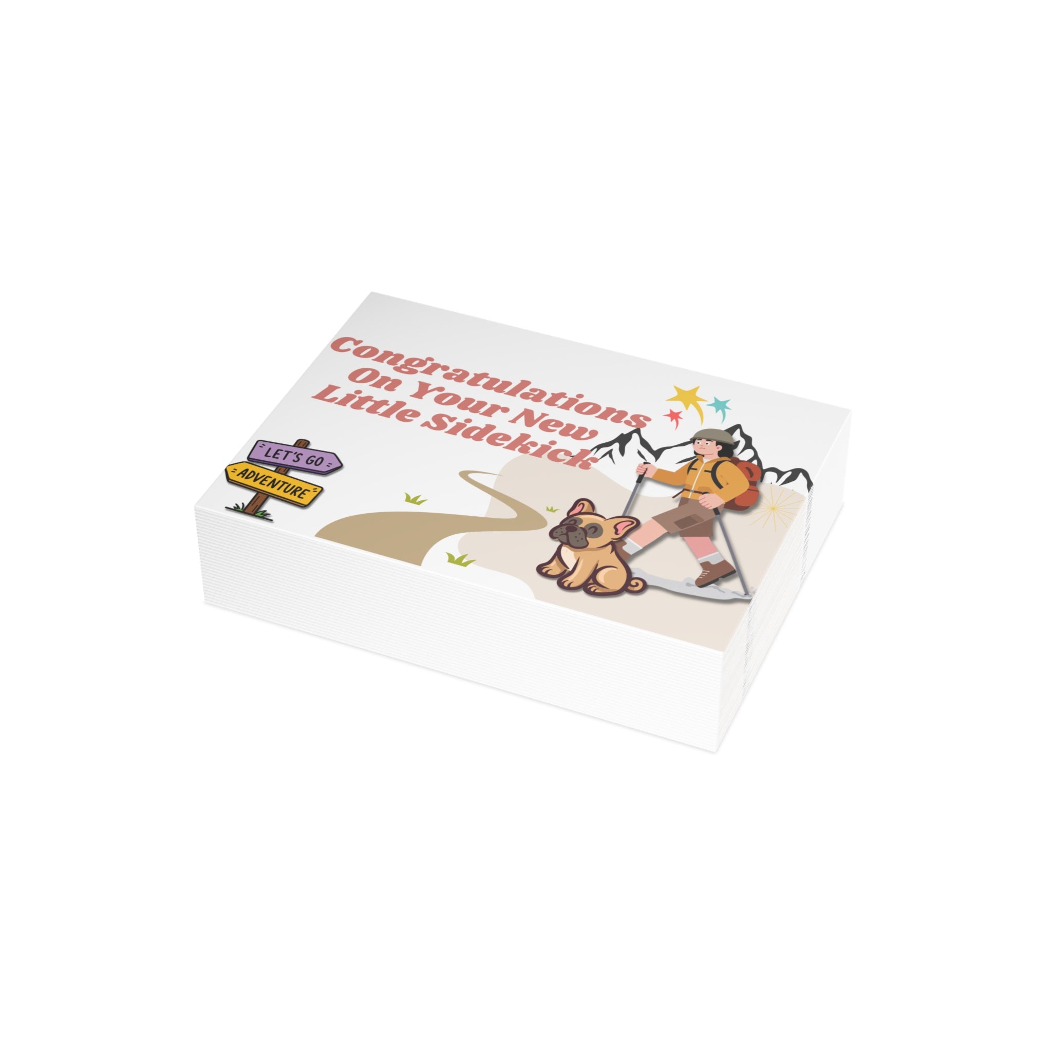 New Puppy Card | Welcome Your Little Frenchie Bundle of Joy