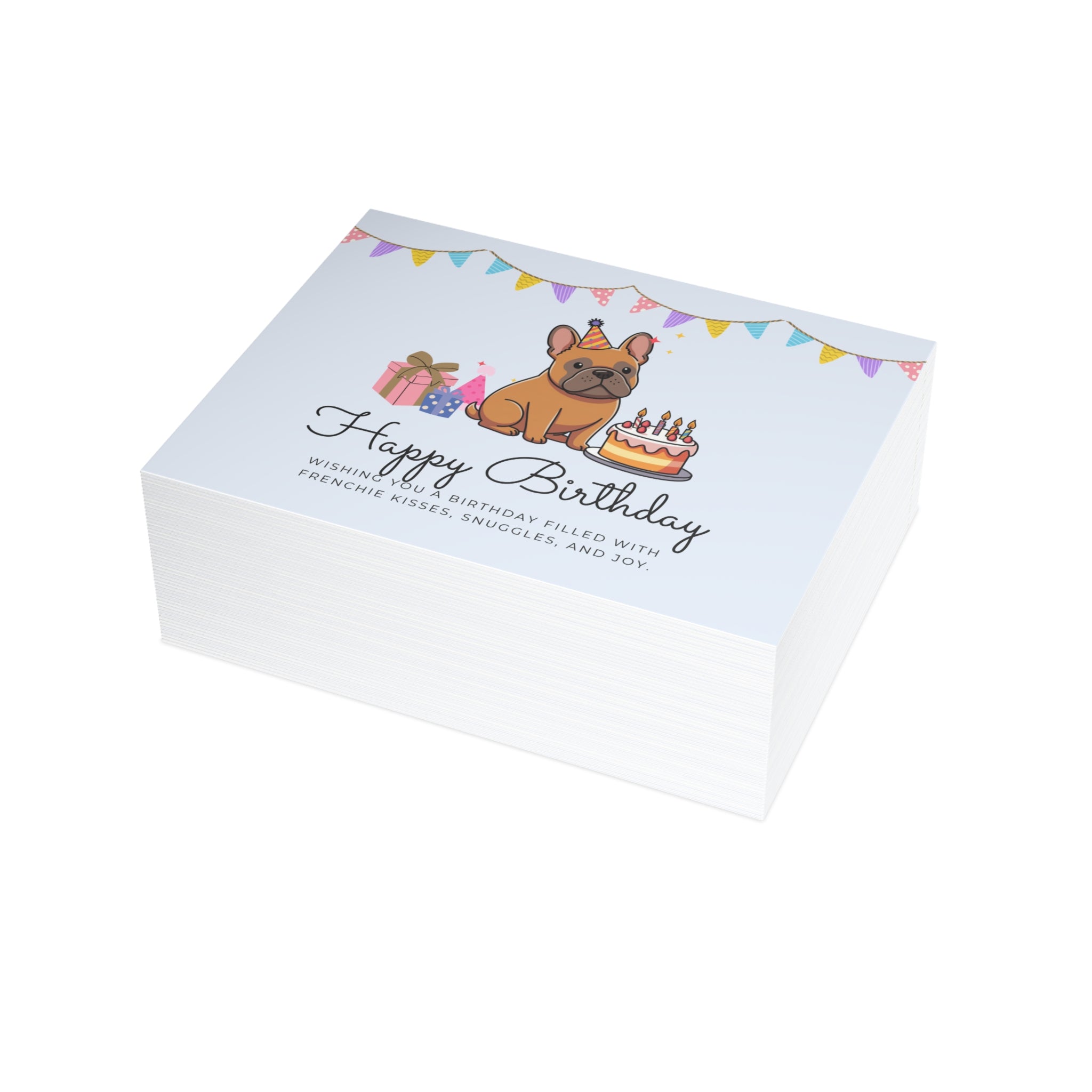 Happy Birthday Frenchie Card | Because Every Paw-ty Needs a Frenchie!
