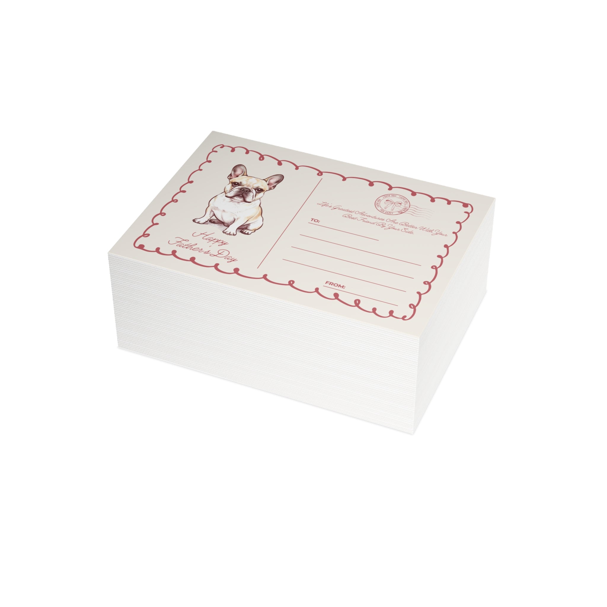 Father’s Day Card | Cute Dog Lover Greeting Card for Dad