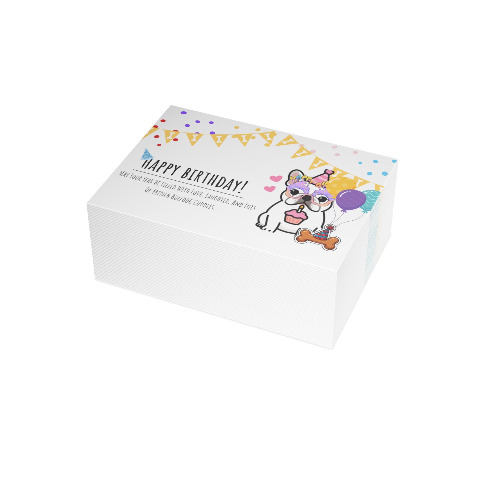 Happy Birthday Frenchie Card | Because Every Paw-ty Needs a Frenchie!