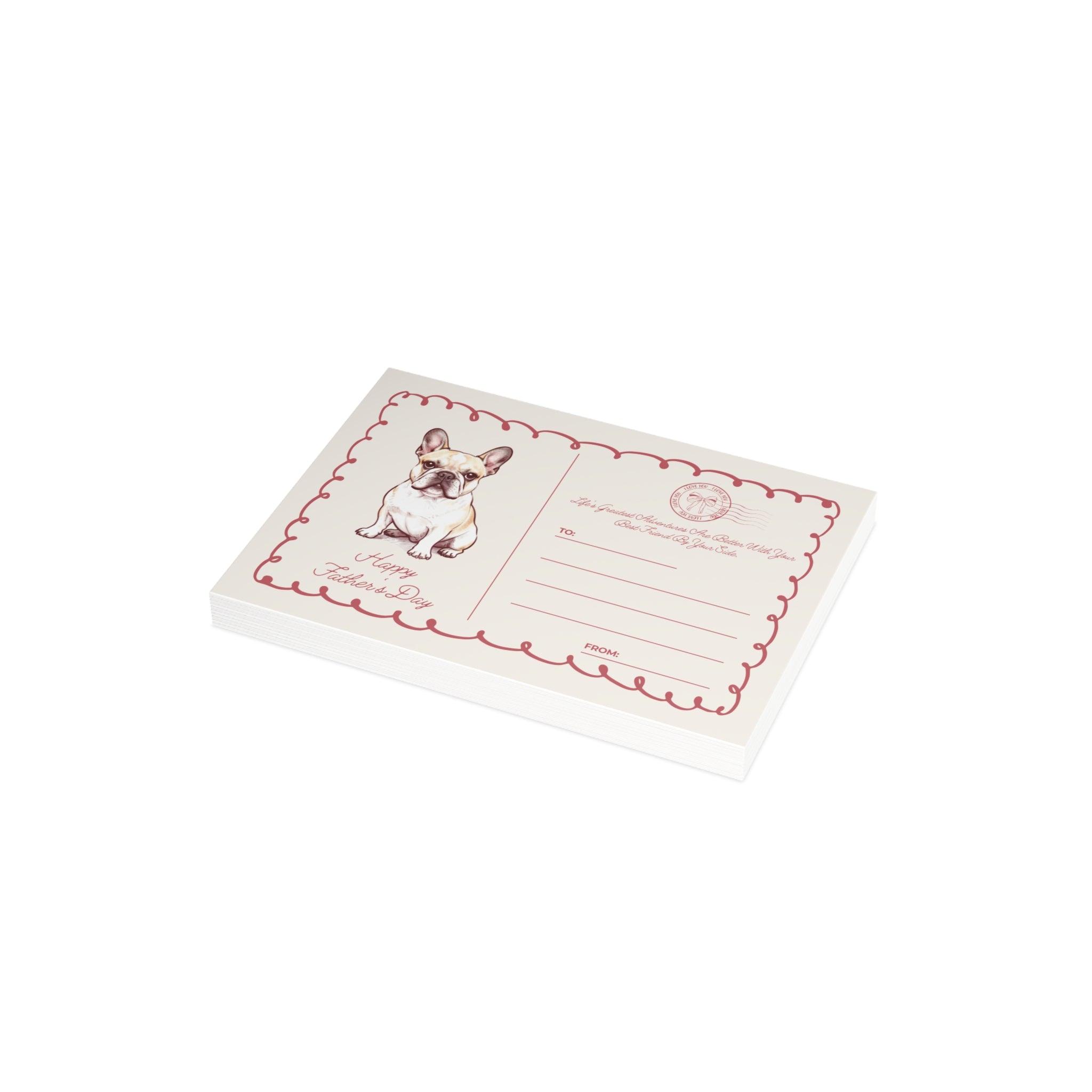 Father’s Day Card | Cute Dog Lover Greeting Card for Dad