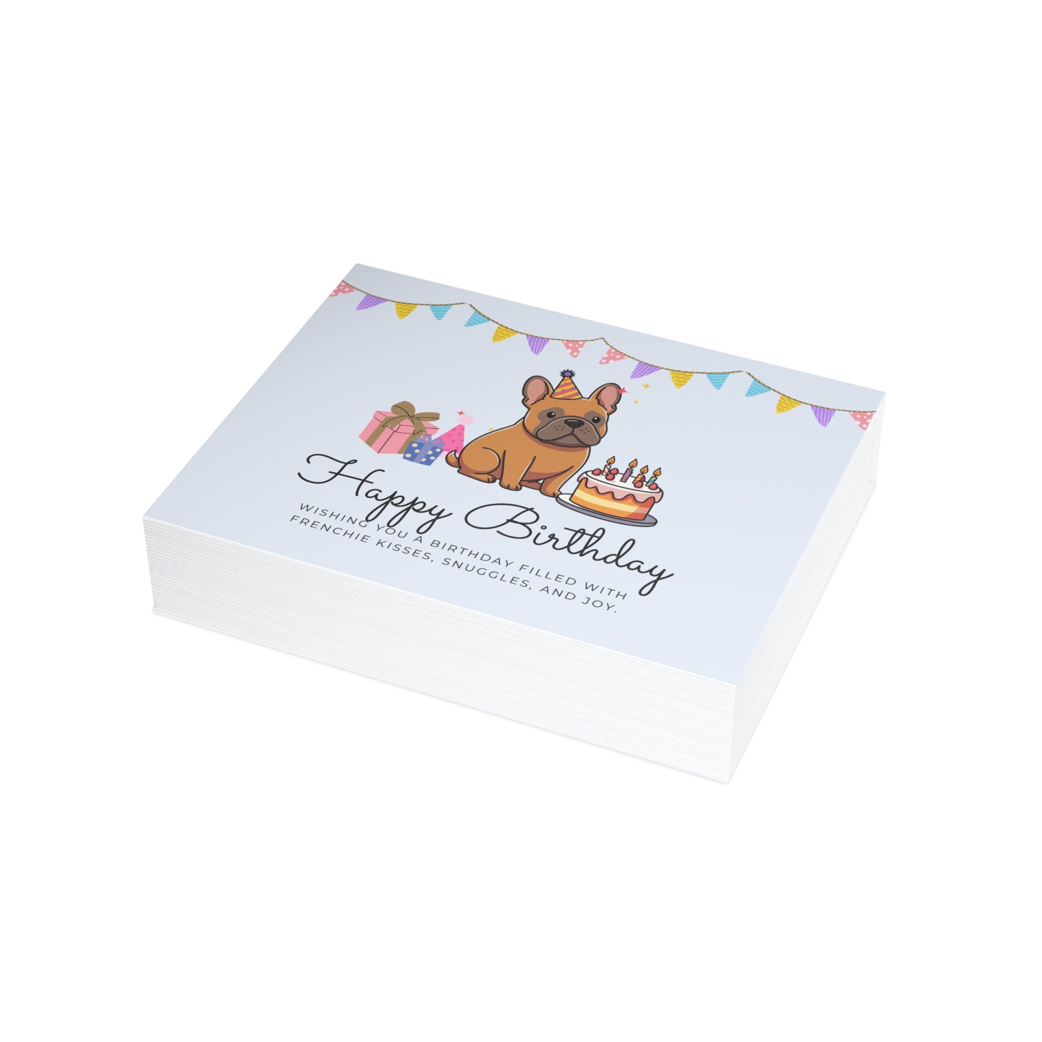 Happy Birthday Frenchie Card | Because Every Paw-ty Needs a Frenchie!