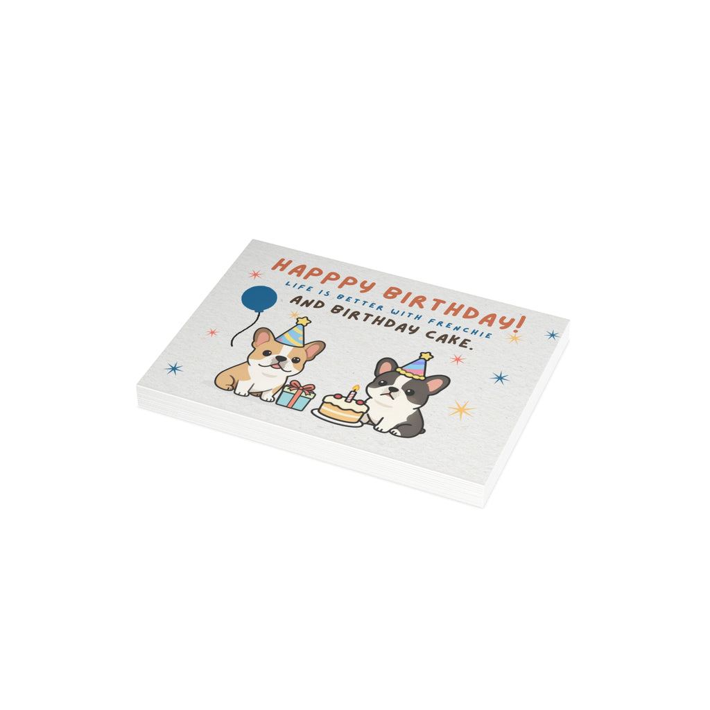 Happy Birthday Frenchie Card | Because Every Paw-ty Needs a Frenchie!