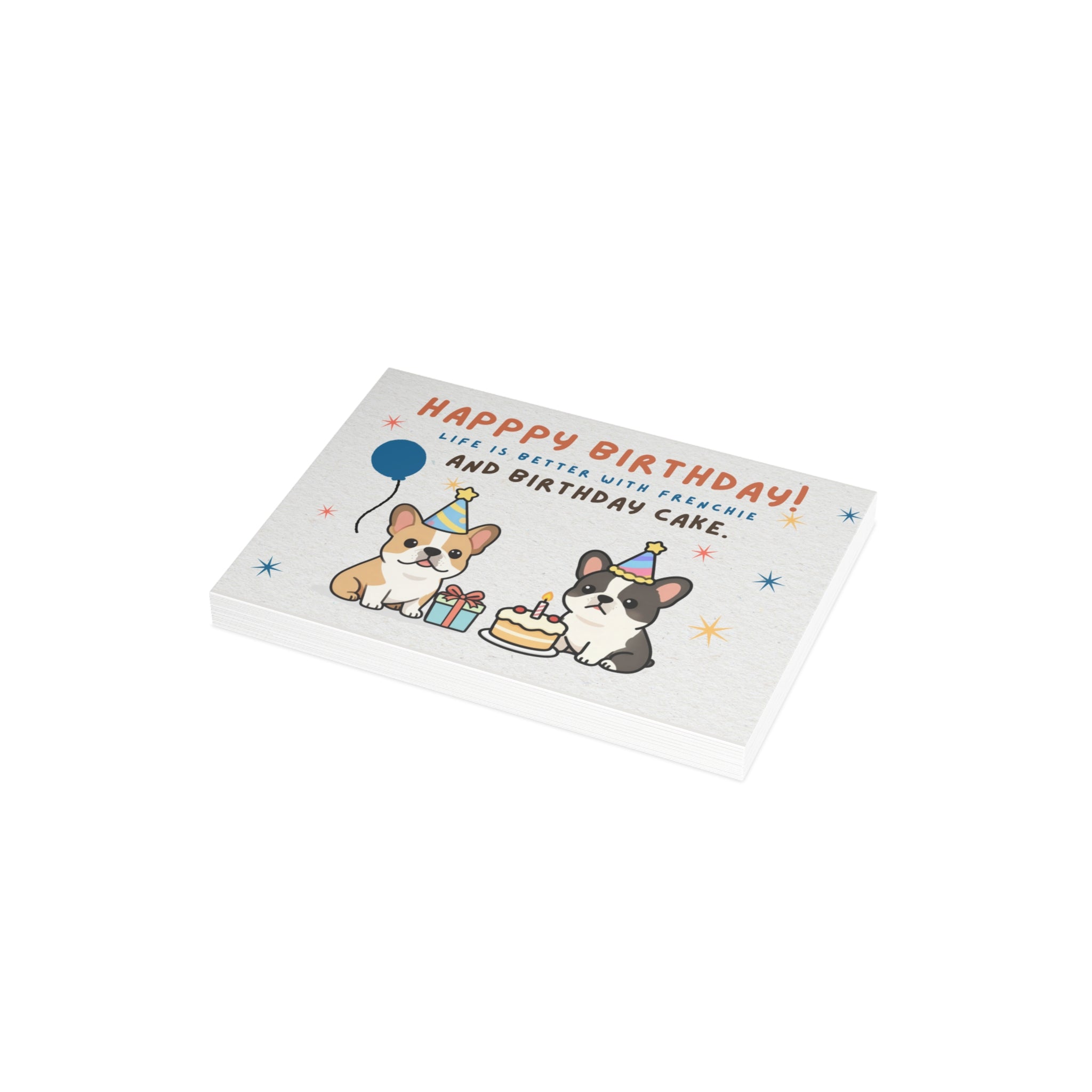 Happy Birthday Frenchie Card | Because Every Paw-ty Needs a Frenchie!
