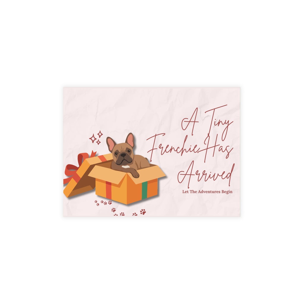 New Puppy Card | Welcome Your Little Frenchie Bundle of Joy