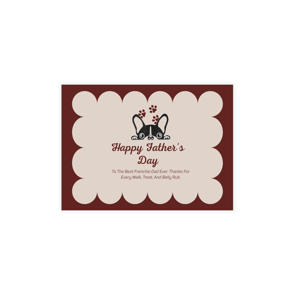 Father’s Day Card | Cute Dog Lover Greeting Card for Dad