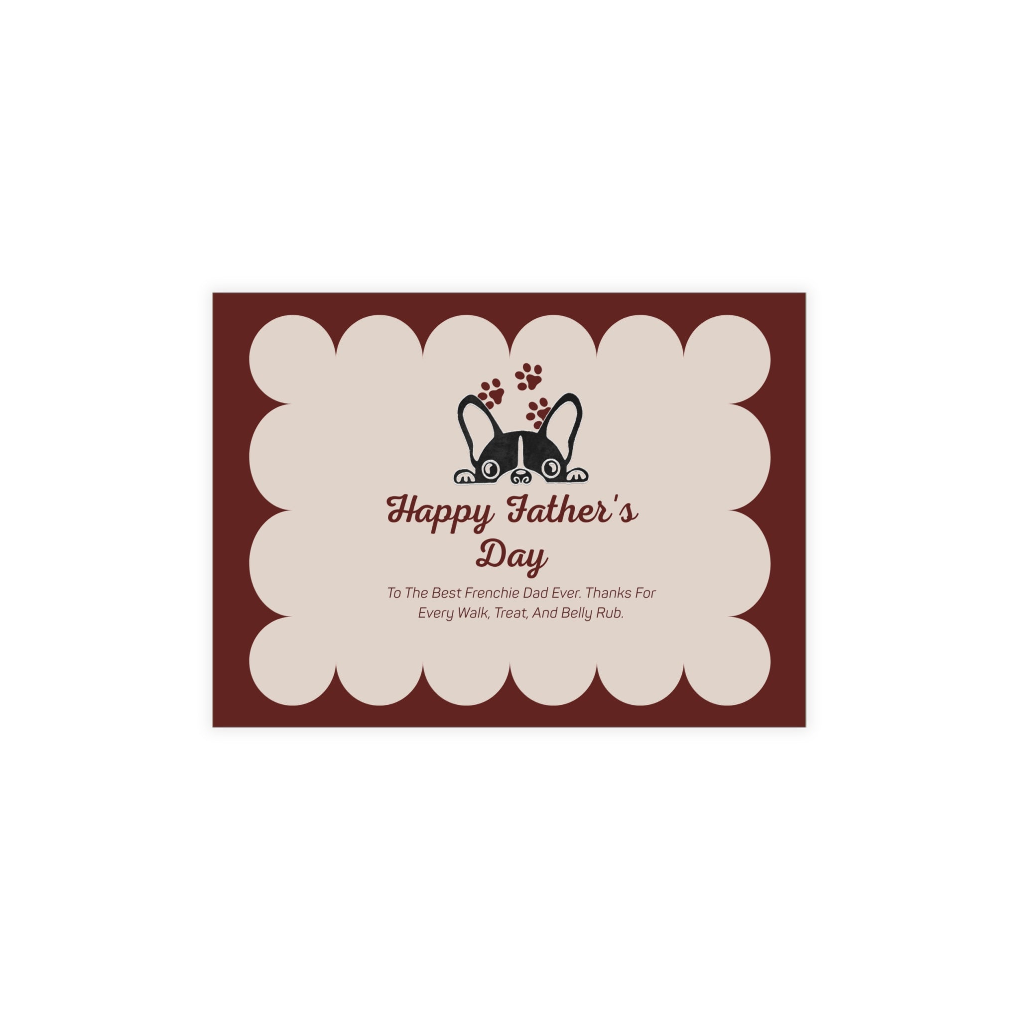 Father’s Day Card | Cute Dog Lover Greeting Card for Dad