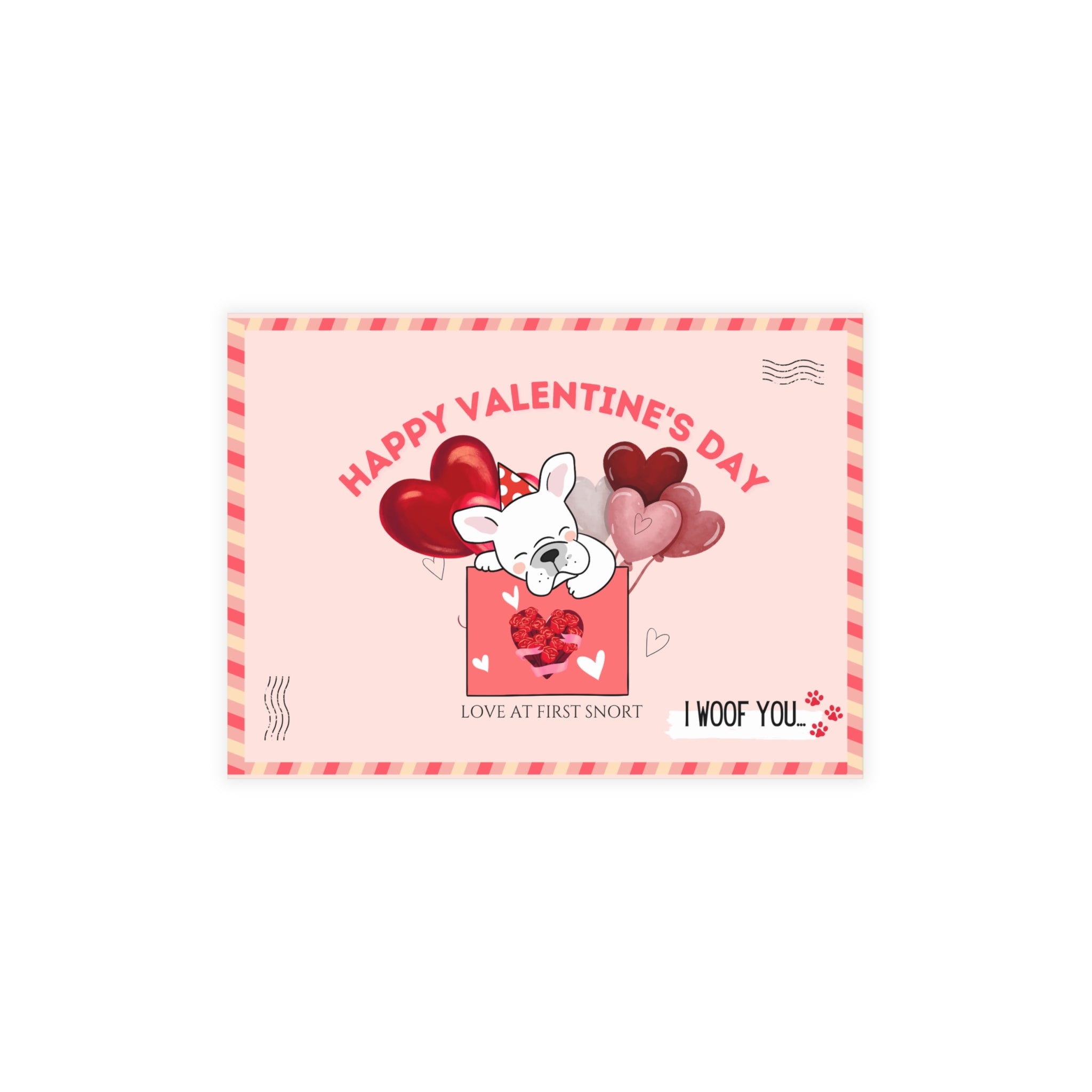 Valentine’s Day Card | Cute Love Greeting Card for Dog Lovers