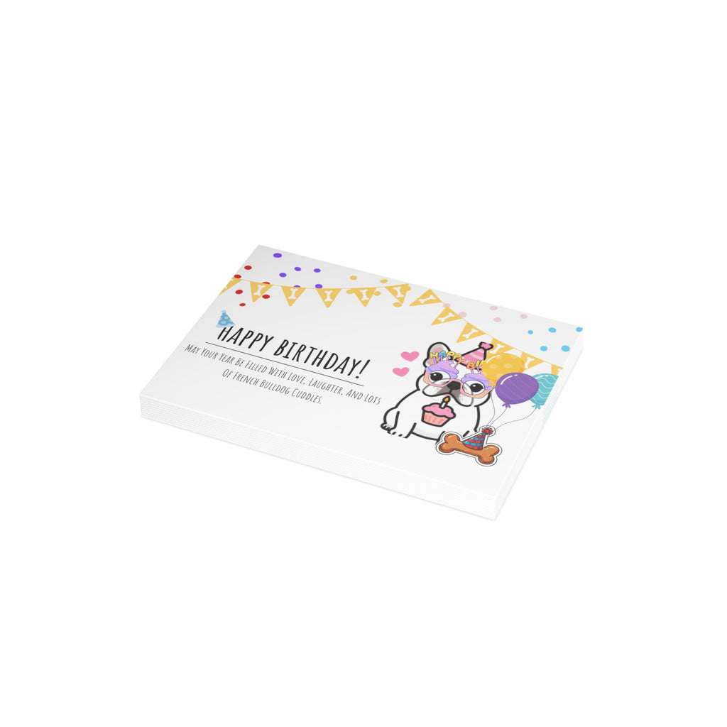 Happy Birthday Frenchie Card | Because Every Paw-ty Needs a Frenchie!