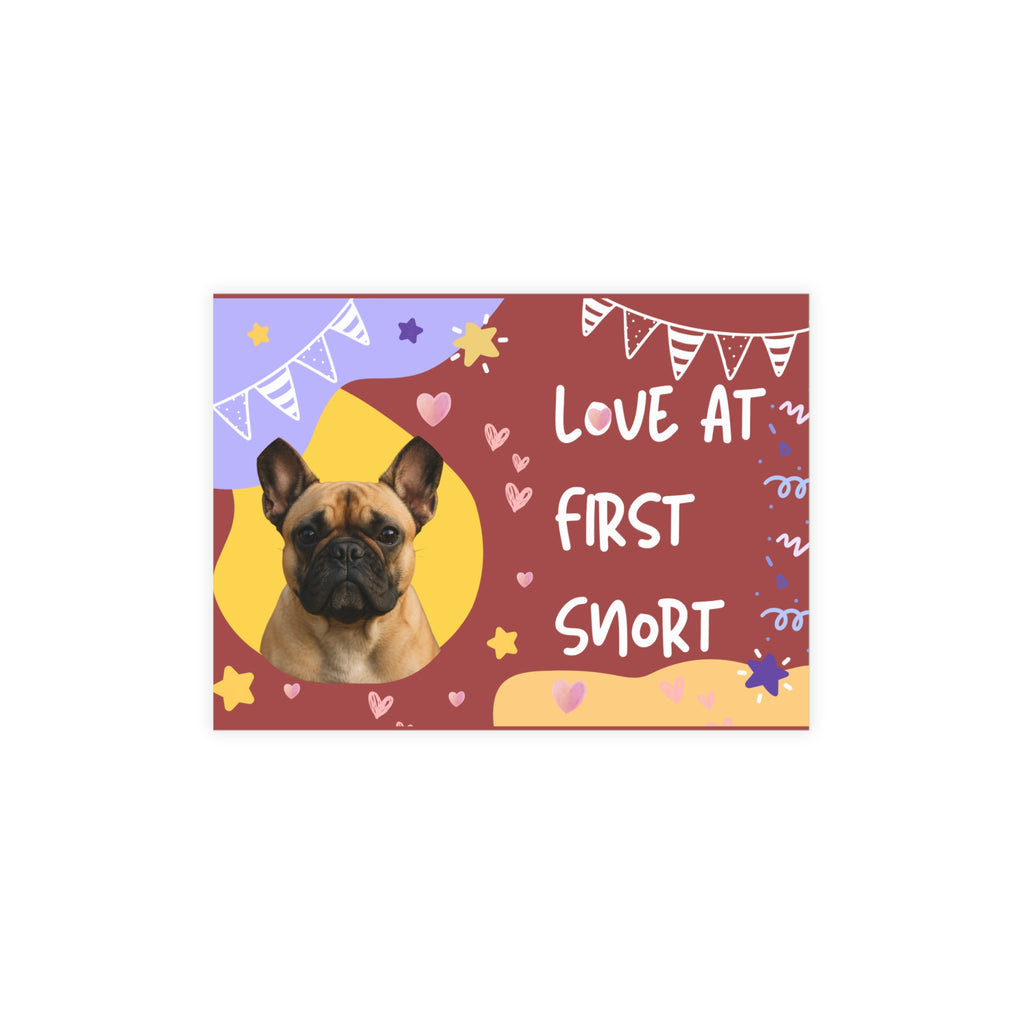 New Puppy Card | Welcome Your Little Frenchie Bundle of Joy