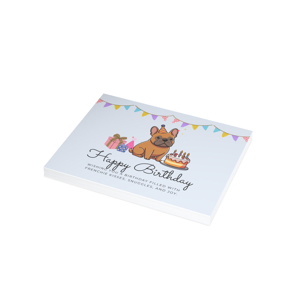 Happy Birthday Frenchie Card | Because Every Paw-ty Needs a Frenchie!