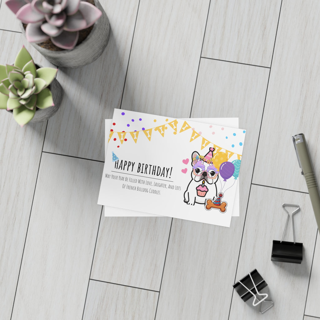 Happy Birthday Frenchie Card | Because Every Paw-ty Needs a Frenchie!