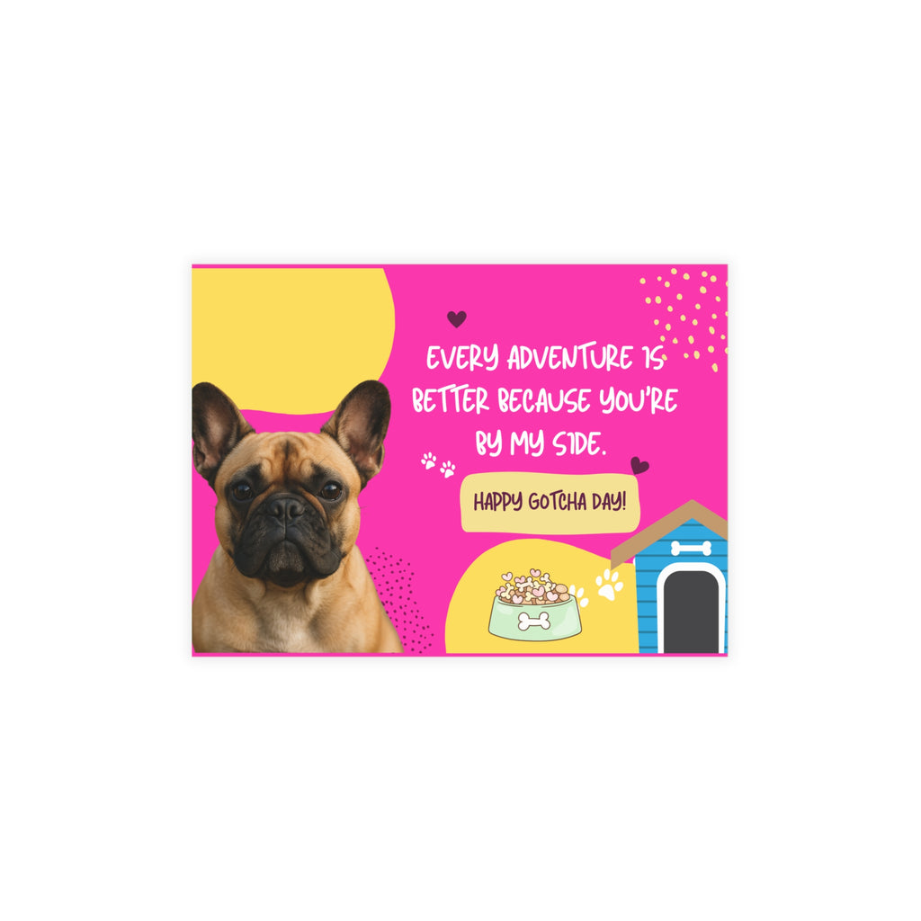 Adoption Anniversary Card | Frenchie Gotcha Day Celebration Card