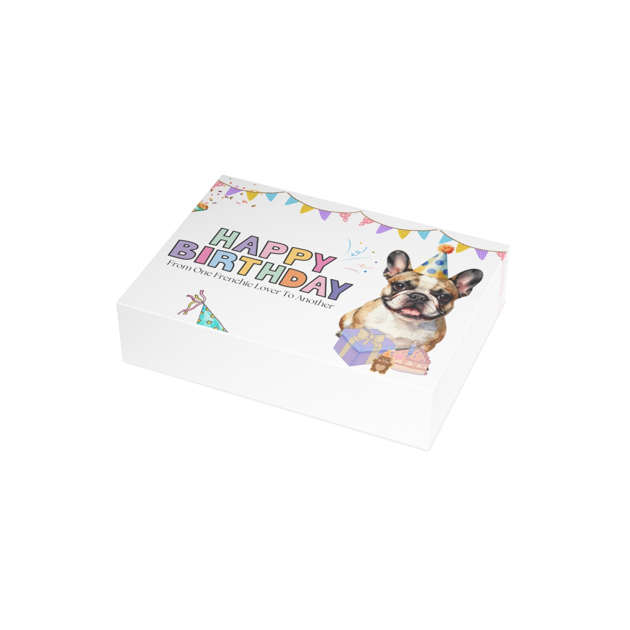 Happy Birthday Frenchie Card | Because Every Paw-ty Needs a Frenchie!