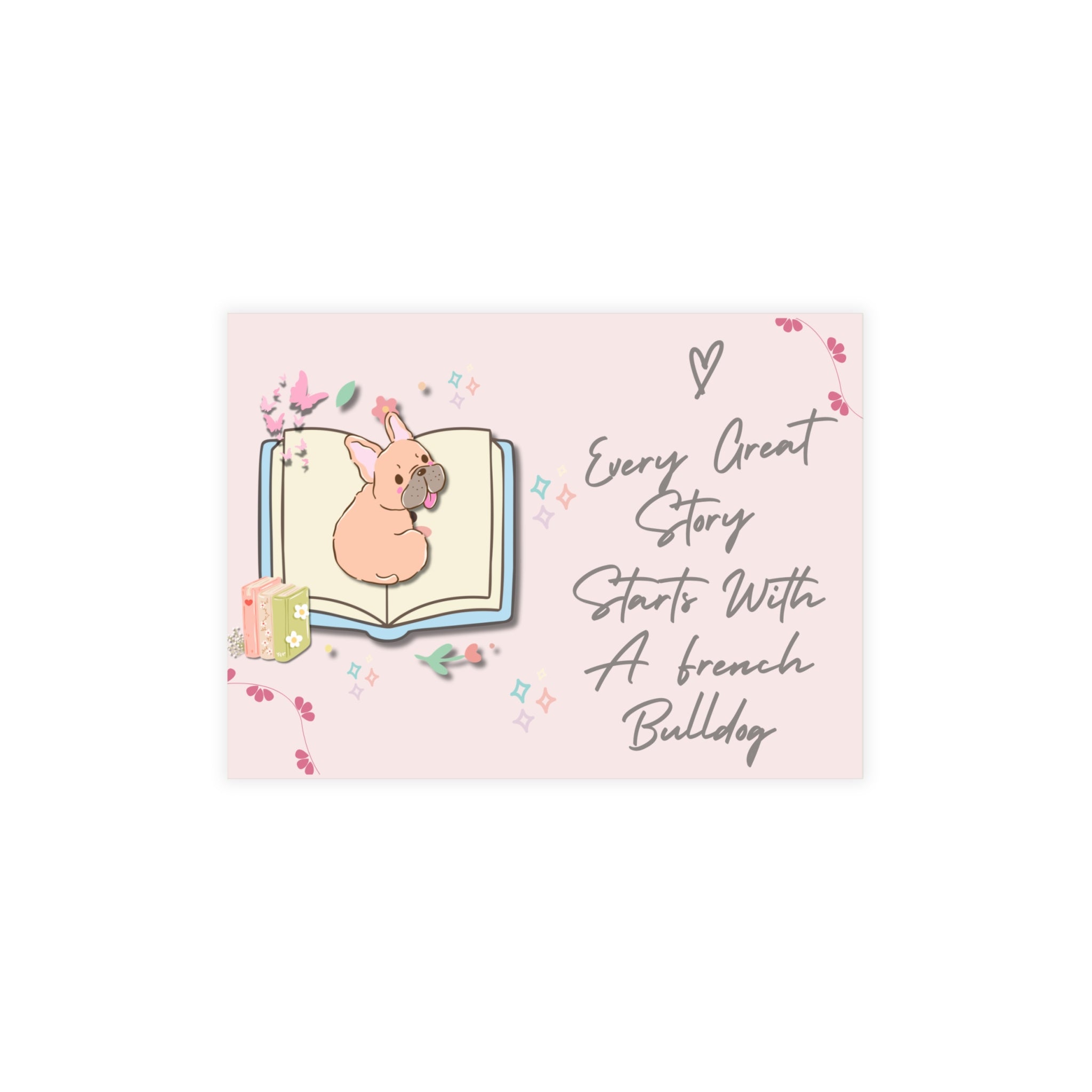 New Puppy Card | Welcome Your Little Frenchie Bundle of Joy
