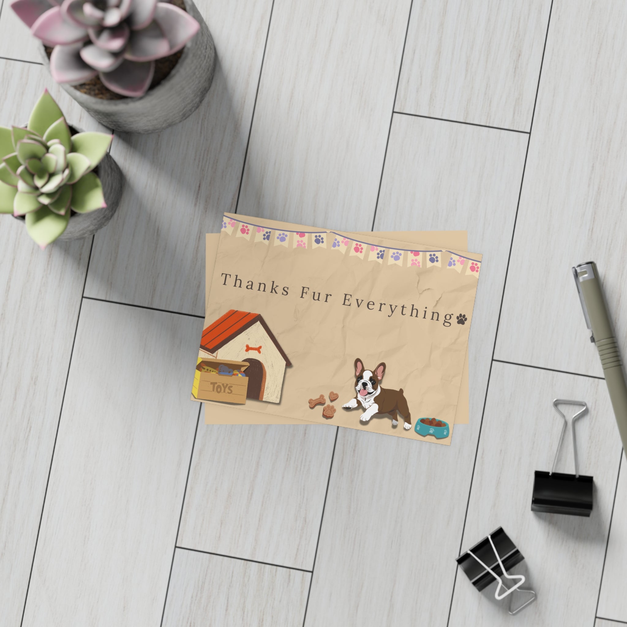 Thank You Card | Cute Dog Lover Appreciation Card