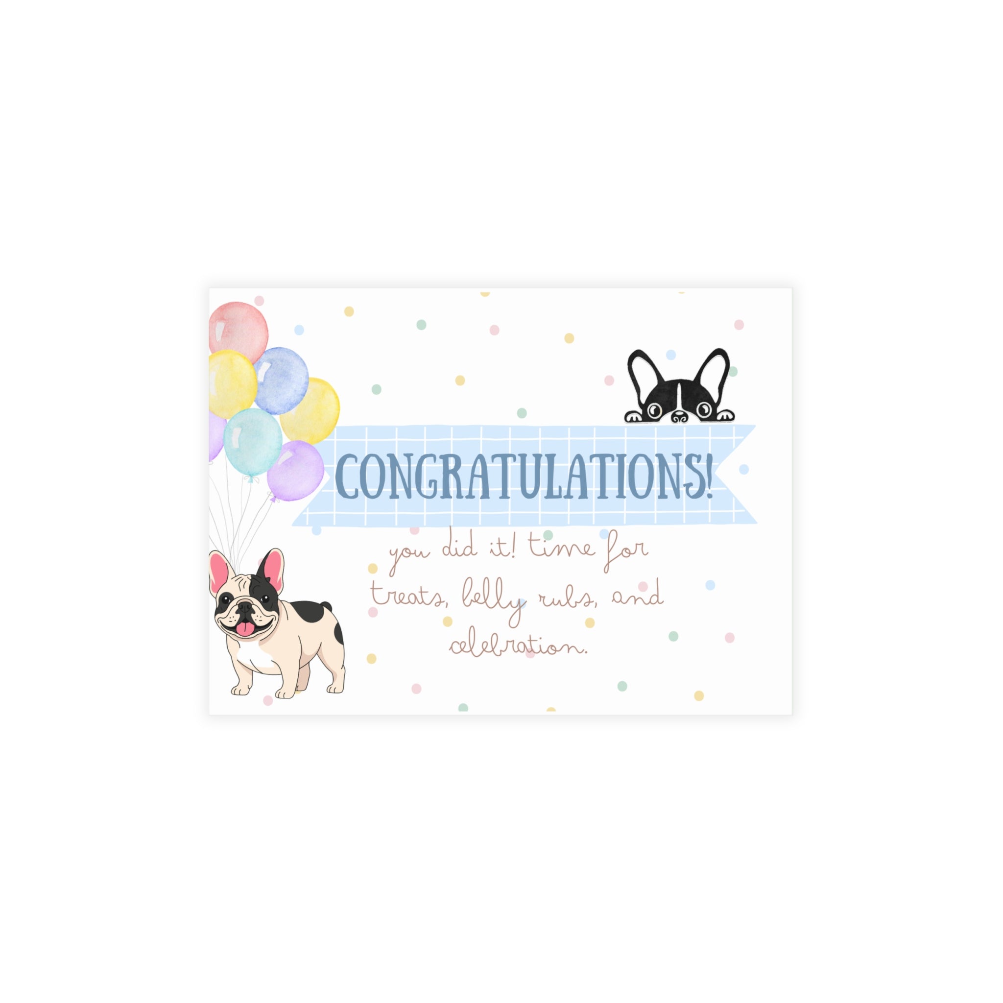 Frenchie Achievement Card | Celebrate Every Milestone