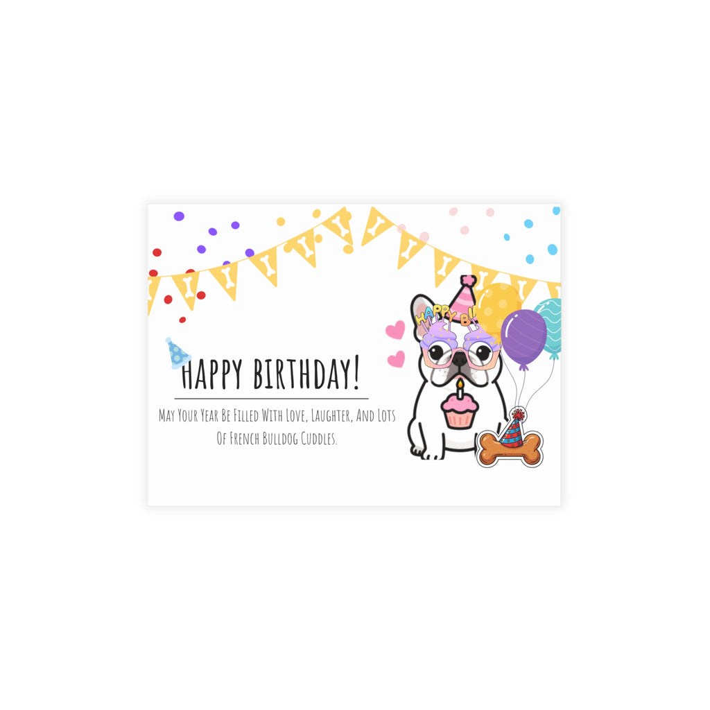 Happy Birthday Frenchie Card | Because Every Paw-ty Needs a Frenchie!