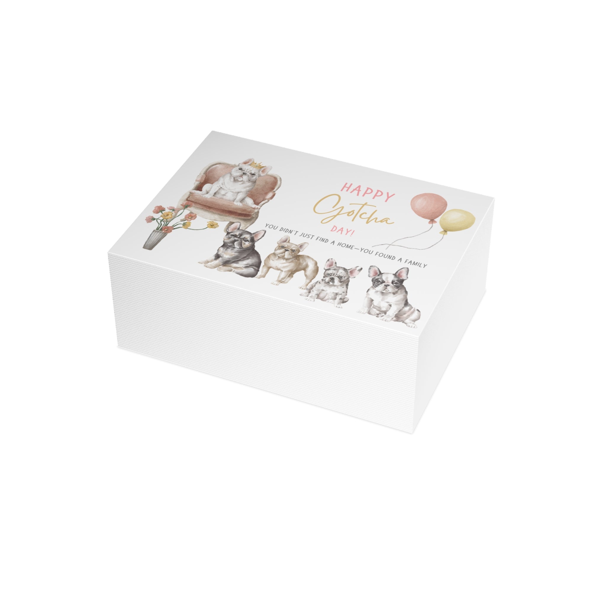 Adoption Anniversary Card | Frenchie Gotcha Day Celebration Card