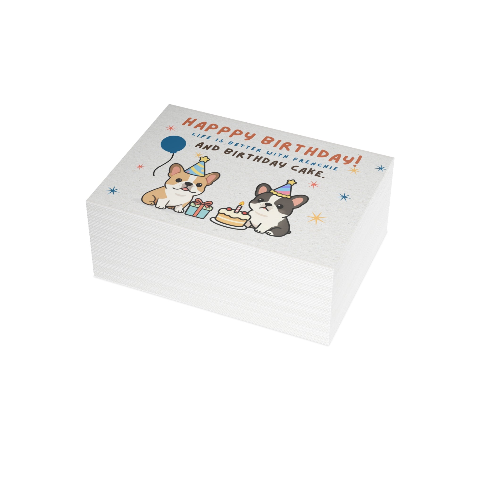 Happy Birthday Frenchie Card | Because Every Paw-ty Needs a Frenchie!