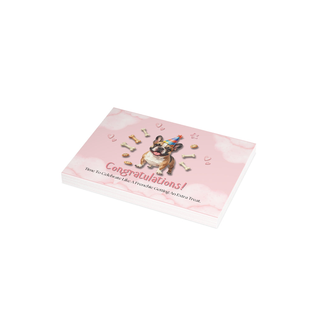 Frenchie Congratulations Card | Celebrate Big Wins with a Smile
