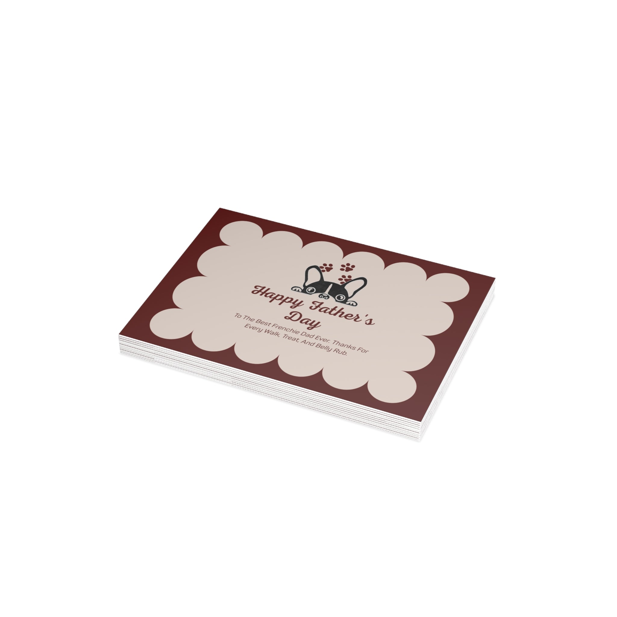 Father’s Day Card | Cute Dog Lover Greeting Card for Dad