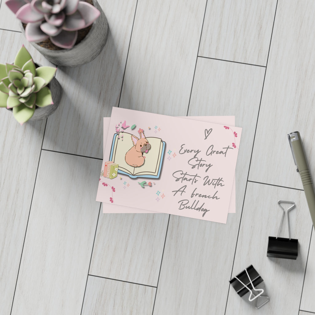 New Puppy Card | Welcome Your Little Frenchie Bundle of Joy