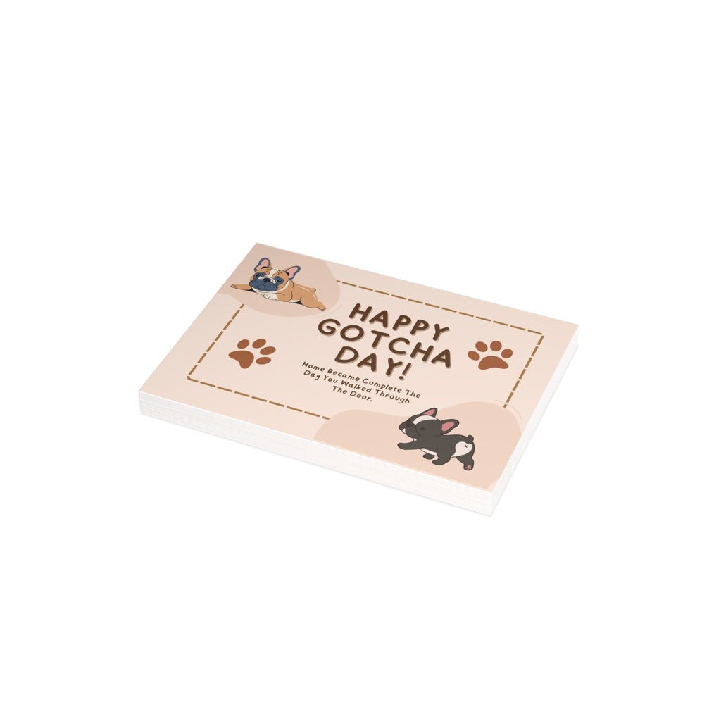 Adoption Anniversary Card | Frenchie Gotcha Day Celebration Card