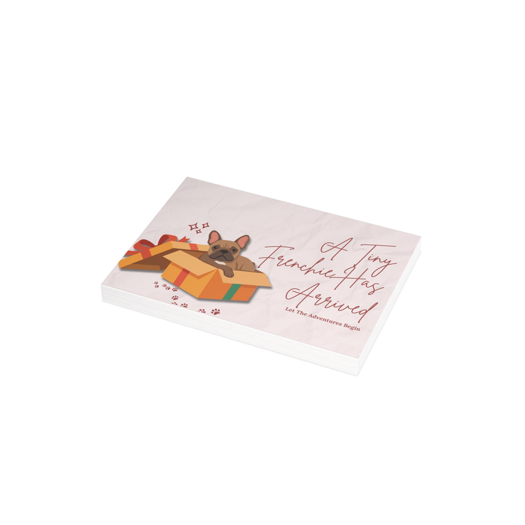 New Puppy Card | Welcome Your Little Frenchie Bundle of Joy