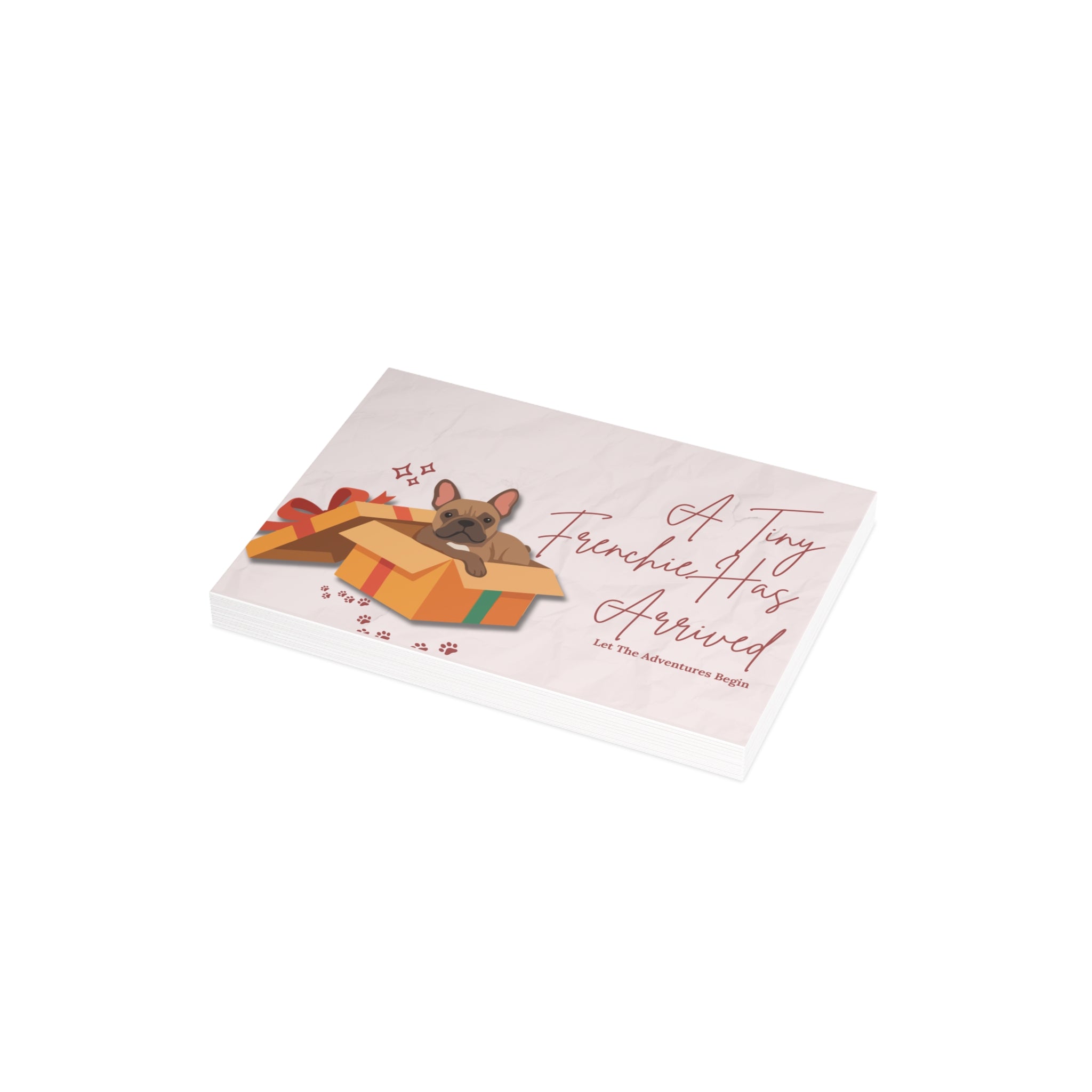 New Puppy Card | Welcome Your Little Frenchie Bundle of Joy