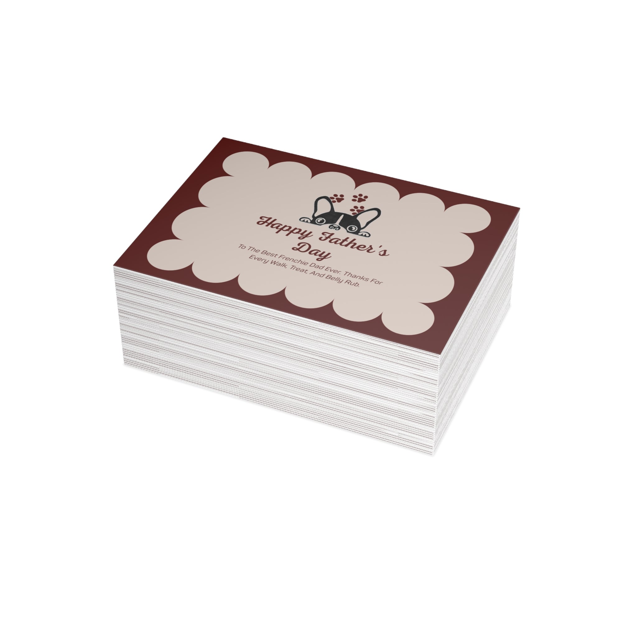 Father’s Day Card | Cute Dog Lover Greeting Card for Dad