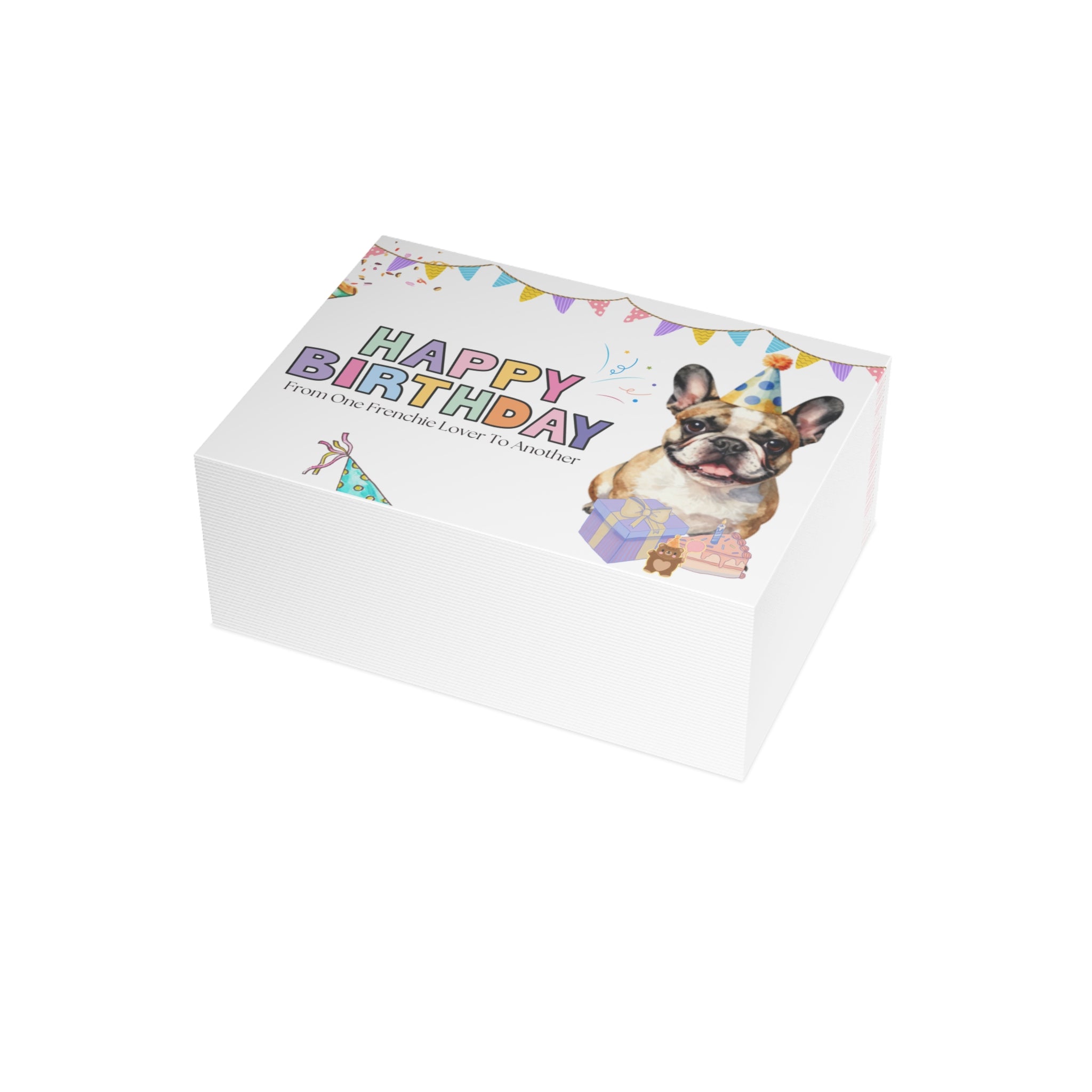 Happy Birthday Frenchie Card | Because Every Paw-ty Needs a Frenchie!