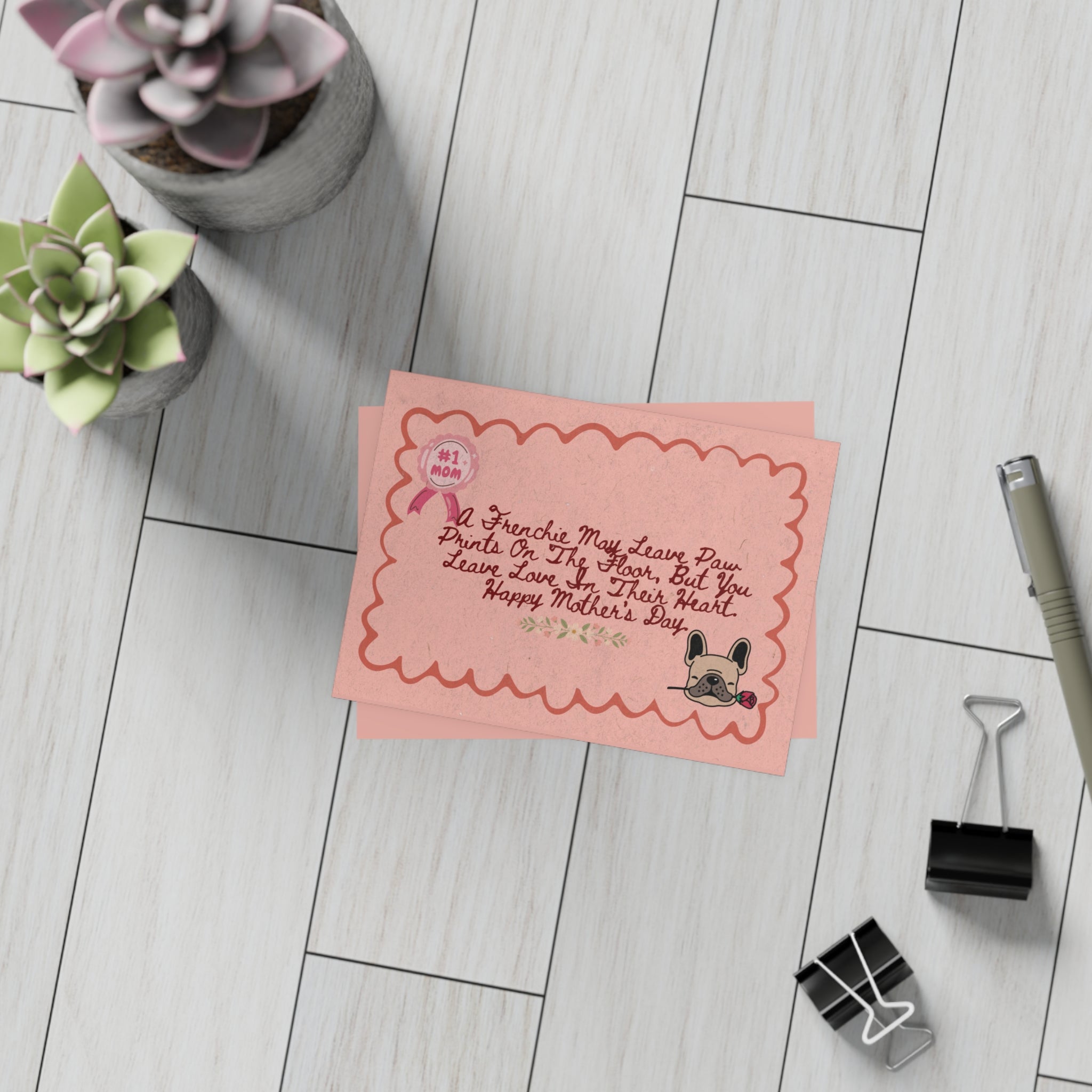 Mother’s Day Card | Cute Dog Lover Greeting Card for Mom