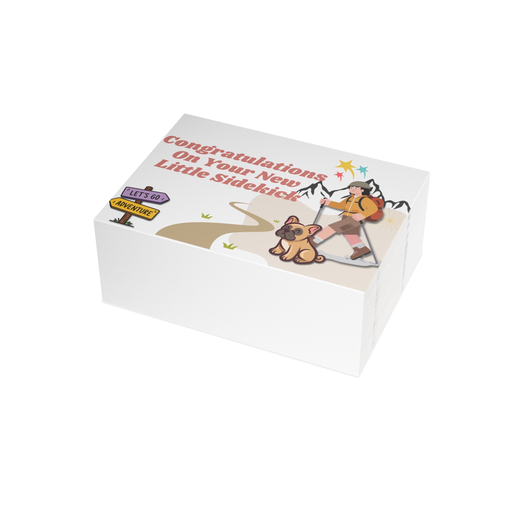New Puppy Card | Welcome Your Little Frenchie Bundle of Joy