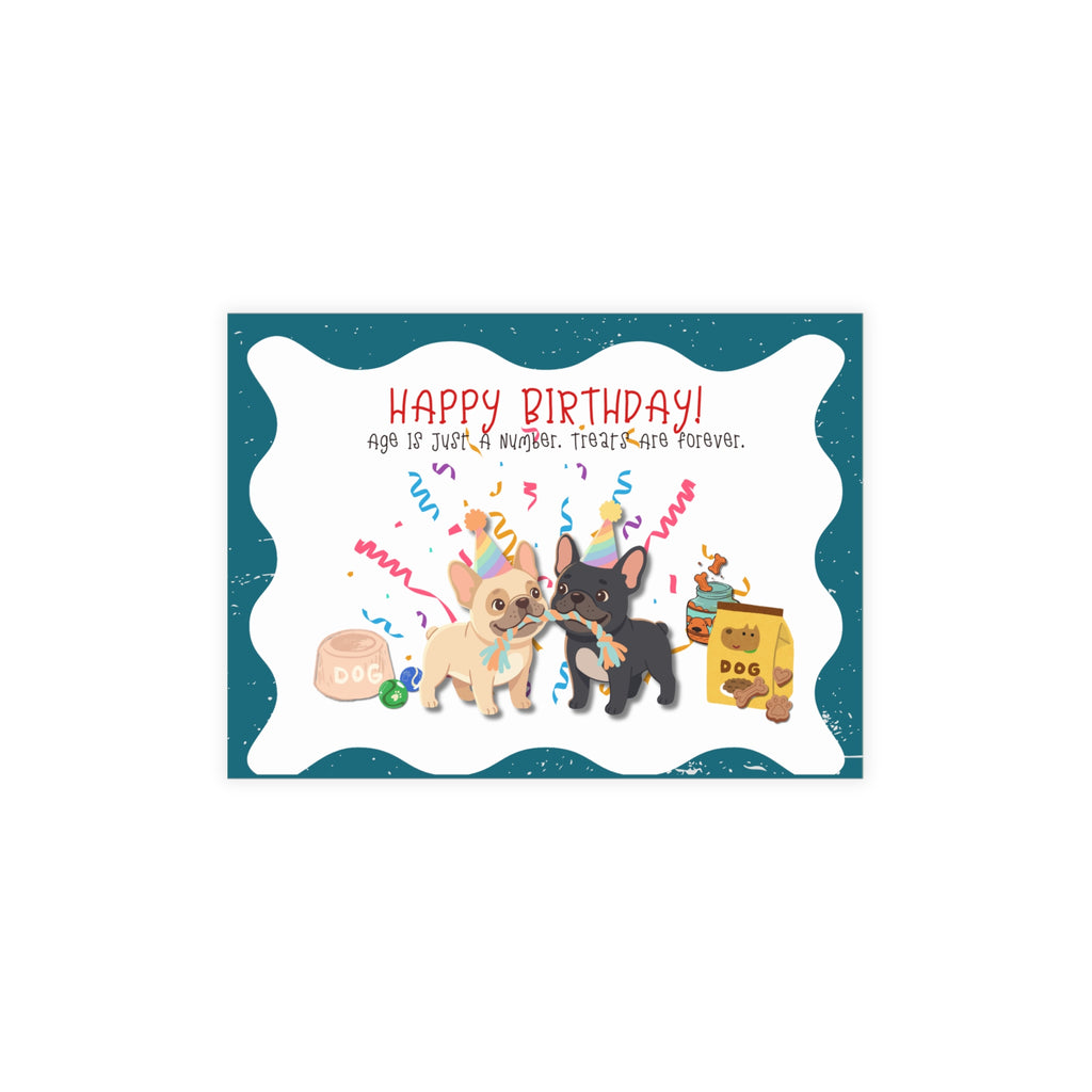 Happy Birthday Frenchie Card | Because Every Paw-ty Needs a Frenchie!
