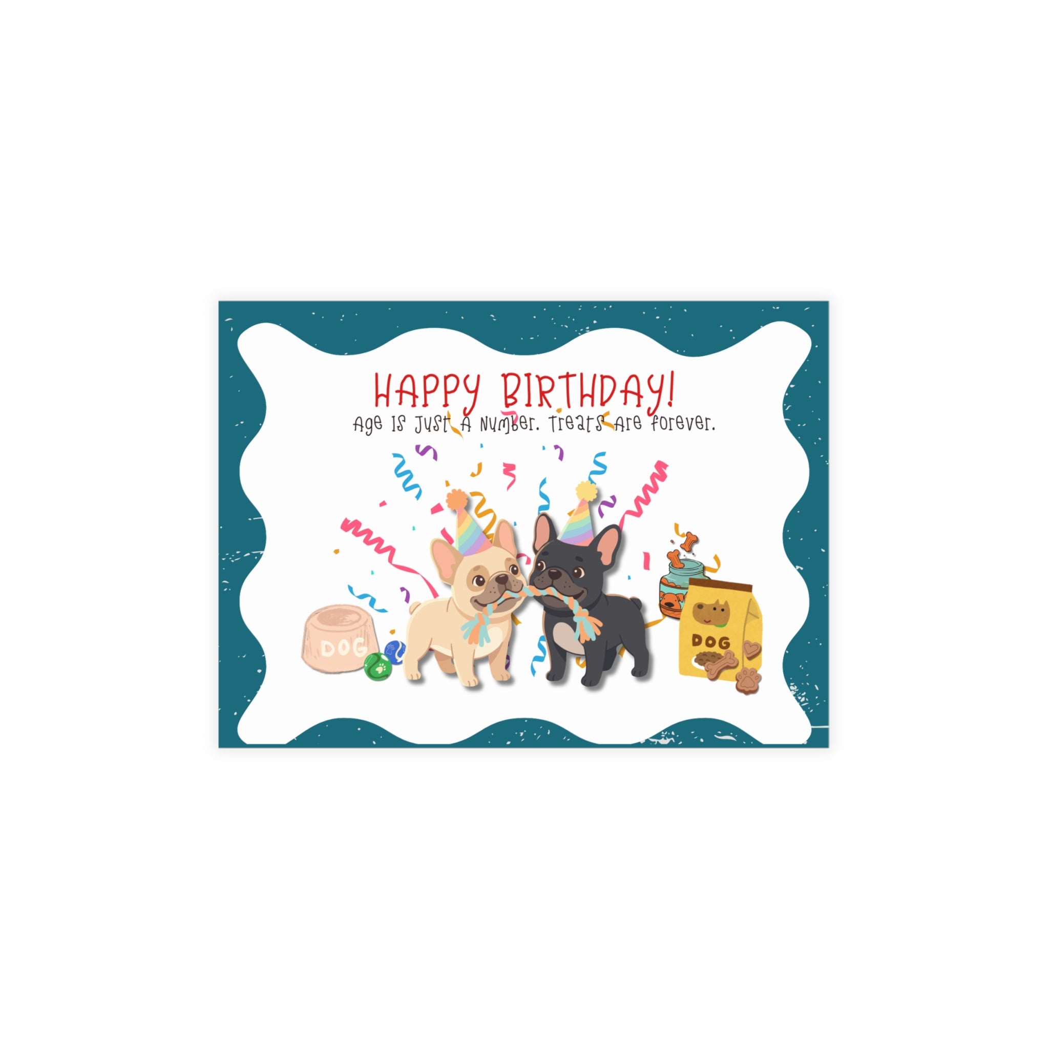 Happy Birthday Frenchie Card | Because Every Paw-ty Needs a Frenchie!