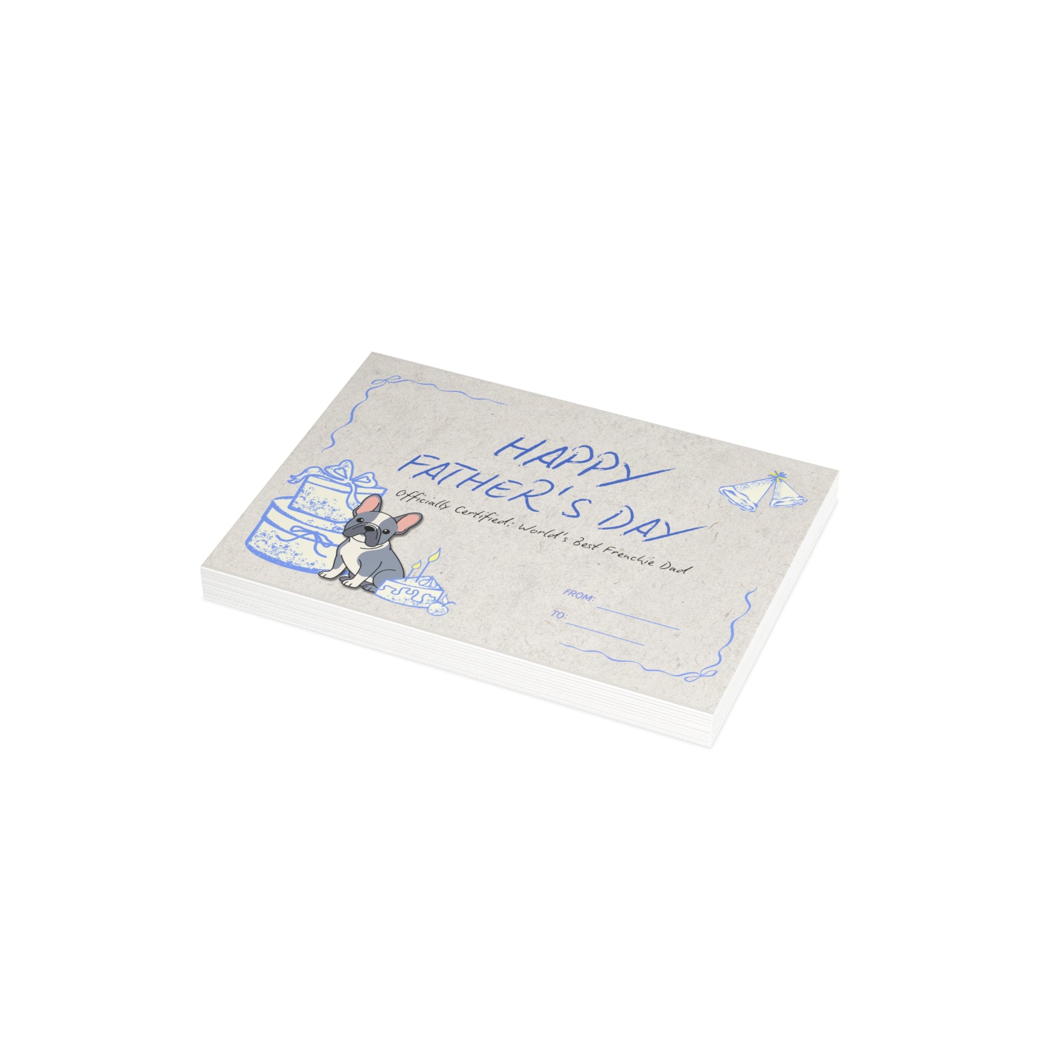 Father’s Day Card | Cute Dog Lover Greeting Card for Dad