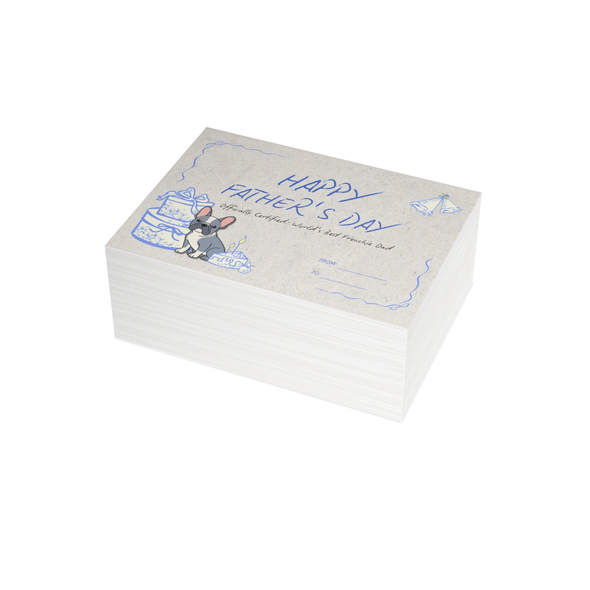 Father’s Day Card | Cute Dog Lover Greeting Card for Dad