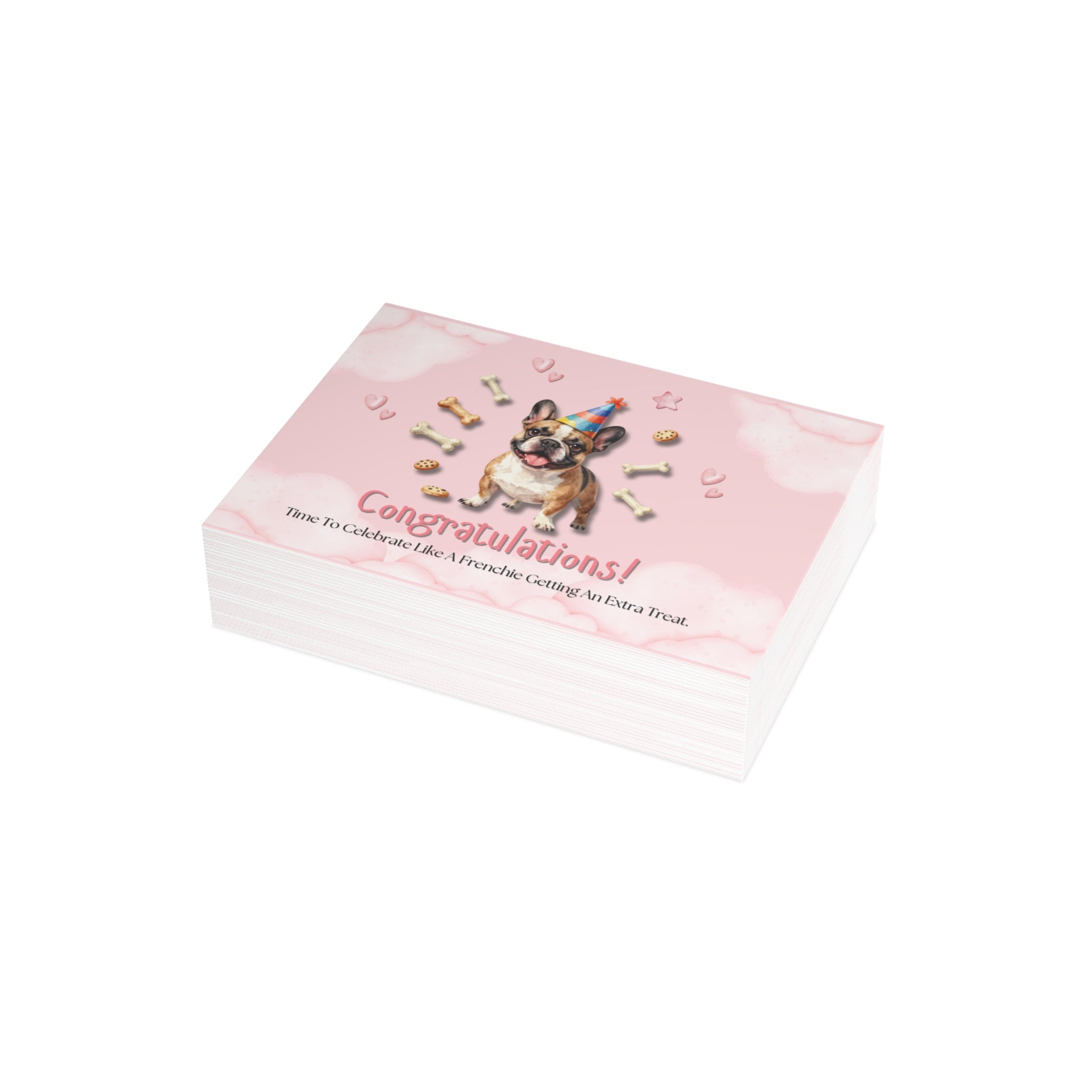 Frenchie Congratulations Card | Celebrate Big Wins with a Smile