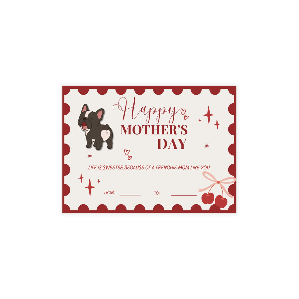 Mother’s Day Card | Cute Dog Lover Greeting Card for Mom