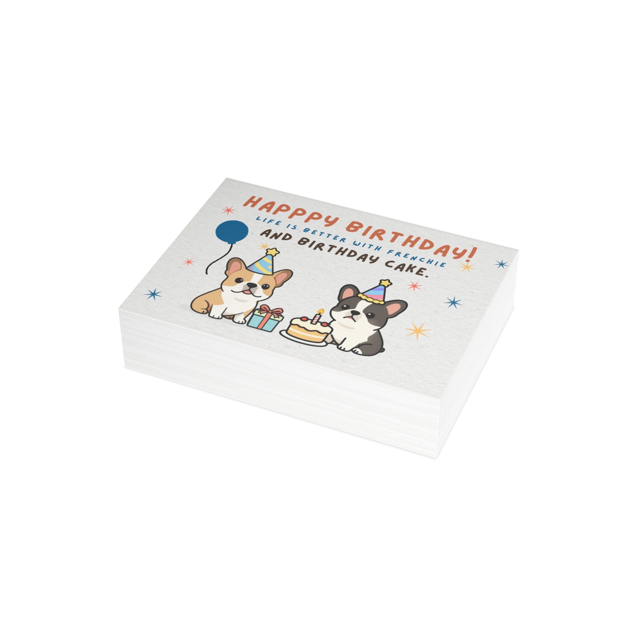 Happy Birthday Frenchie Card | Because Every Paw-ty Needs a Frenchie!